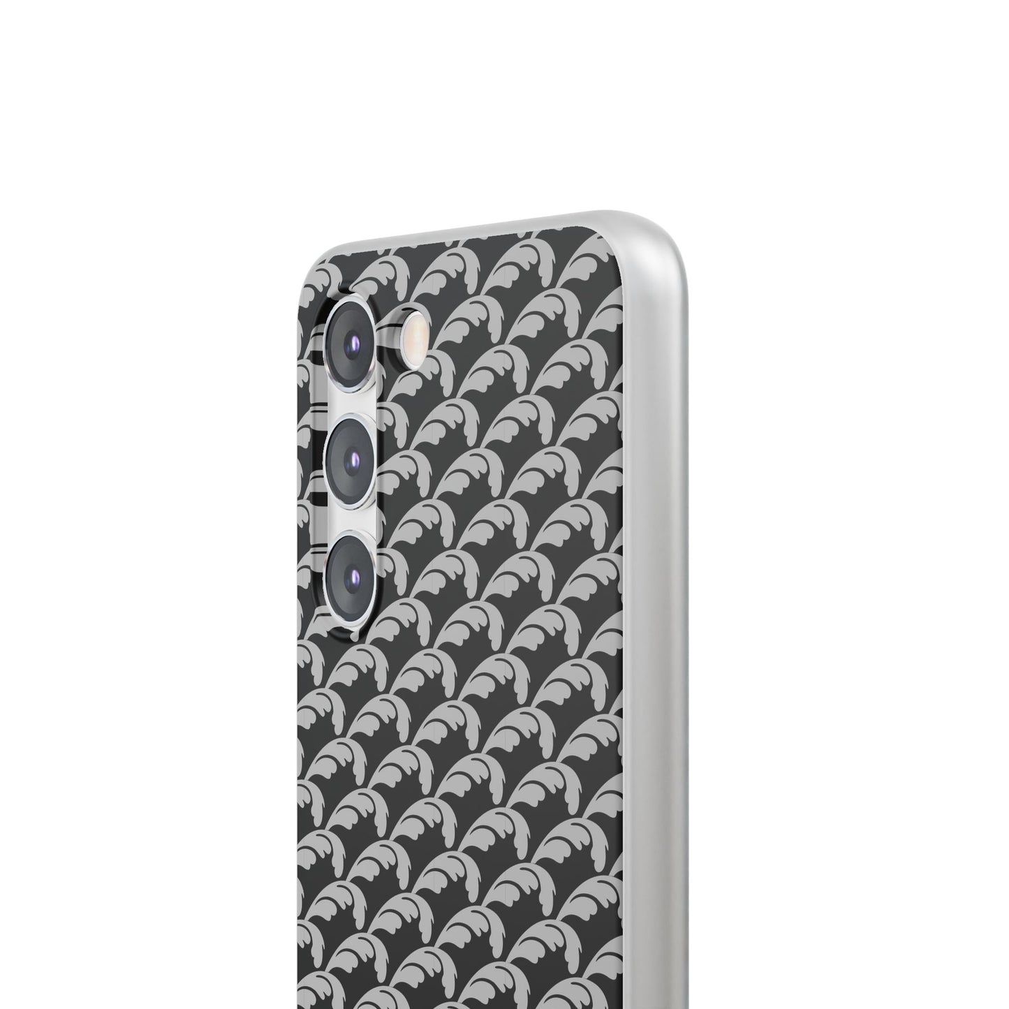 Beautiful Beloved Flourish (silver/black) - Flexi Phone Cases