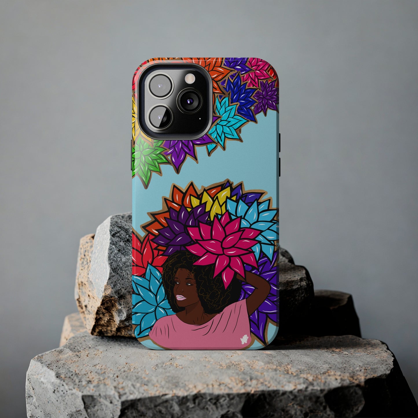 Beauty with Flowers - Tough Phone Cases