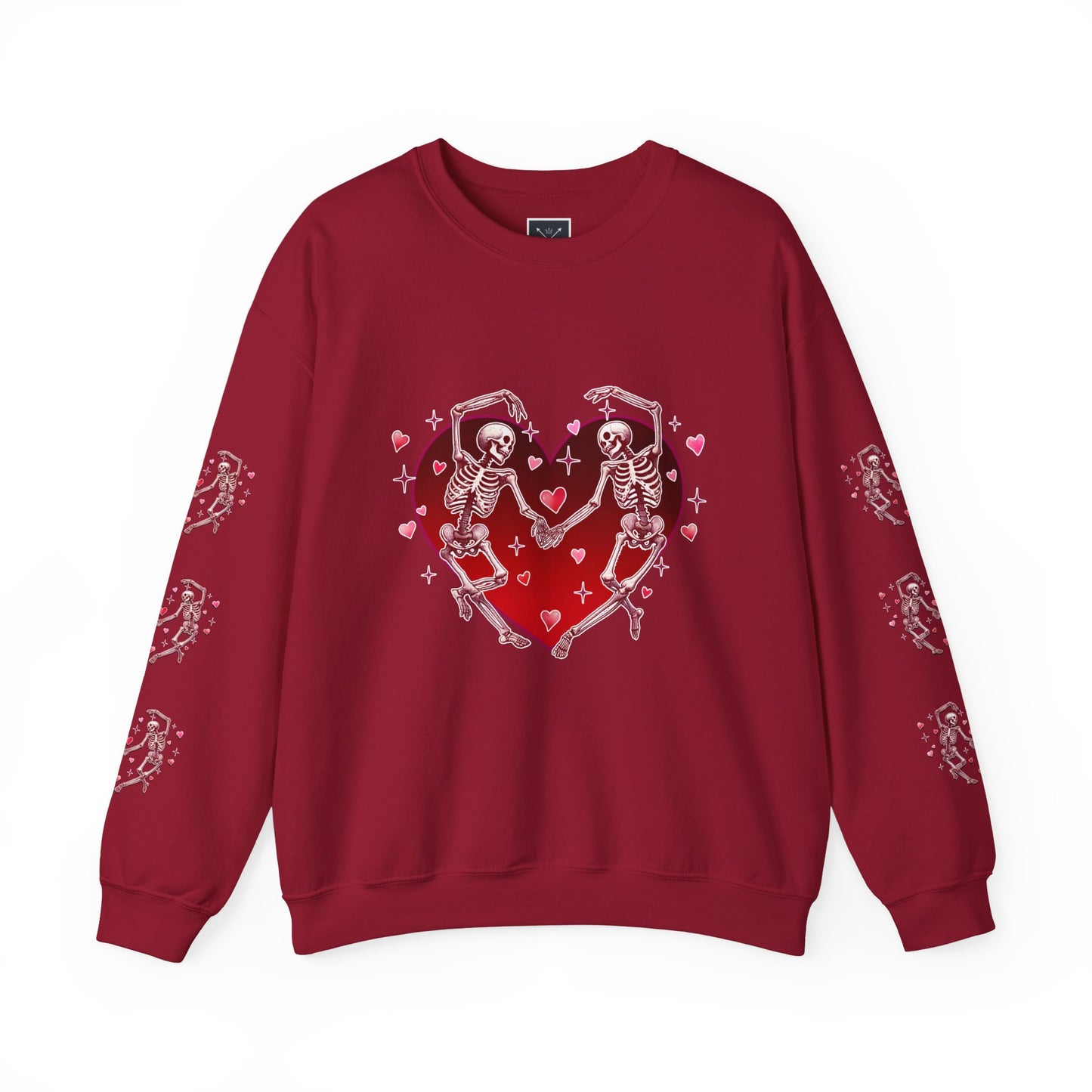 Dancing Skeleton Lovers - Crewneck Sweatshirt
