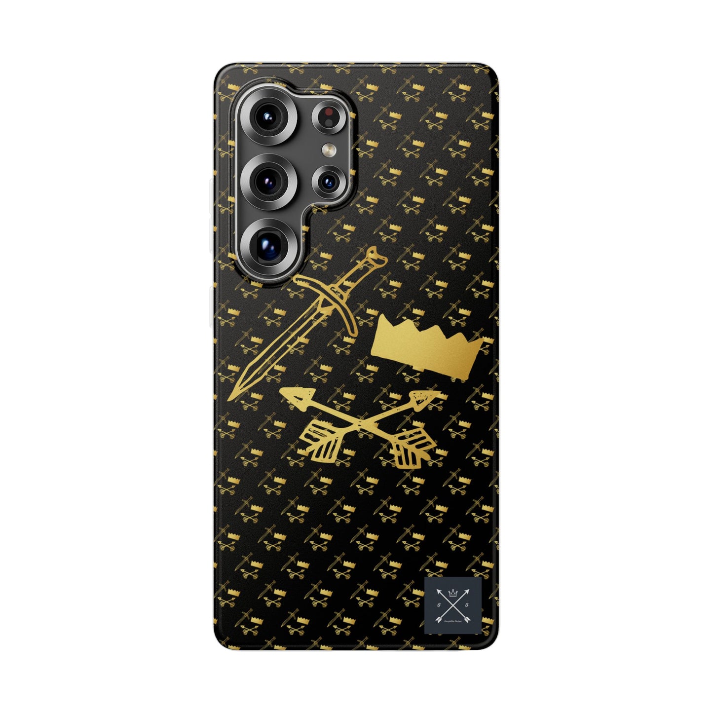 Gold and Bold Warrior - Flexi  Phone Cases