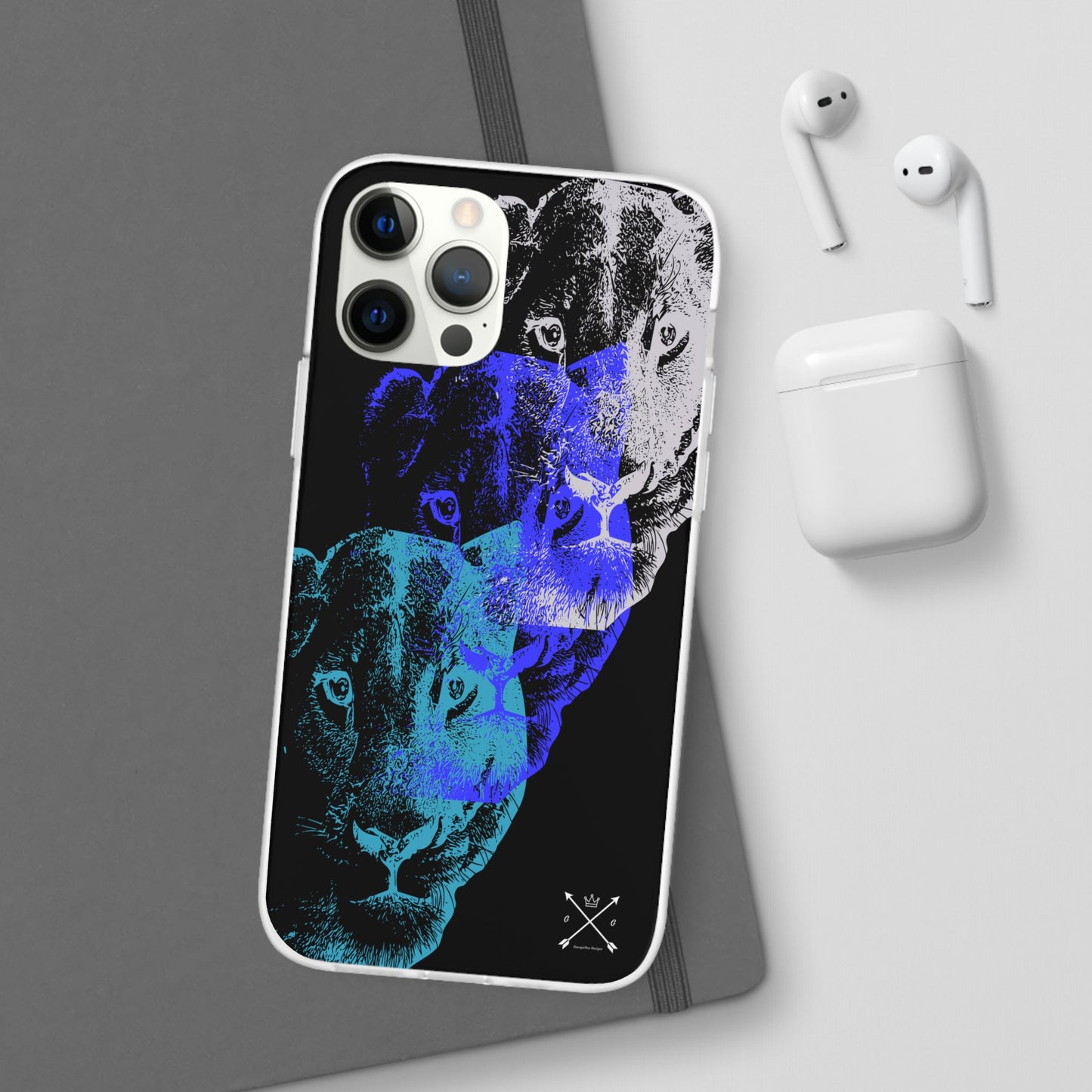 Lioness Arising (black/blue/silver) - Flexi Cases