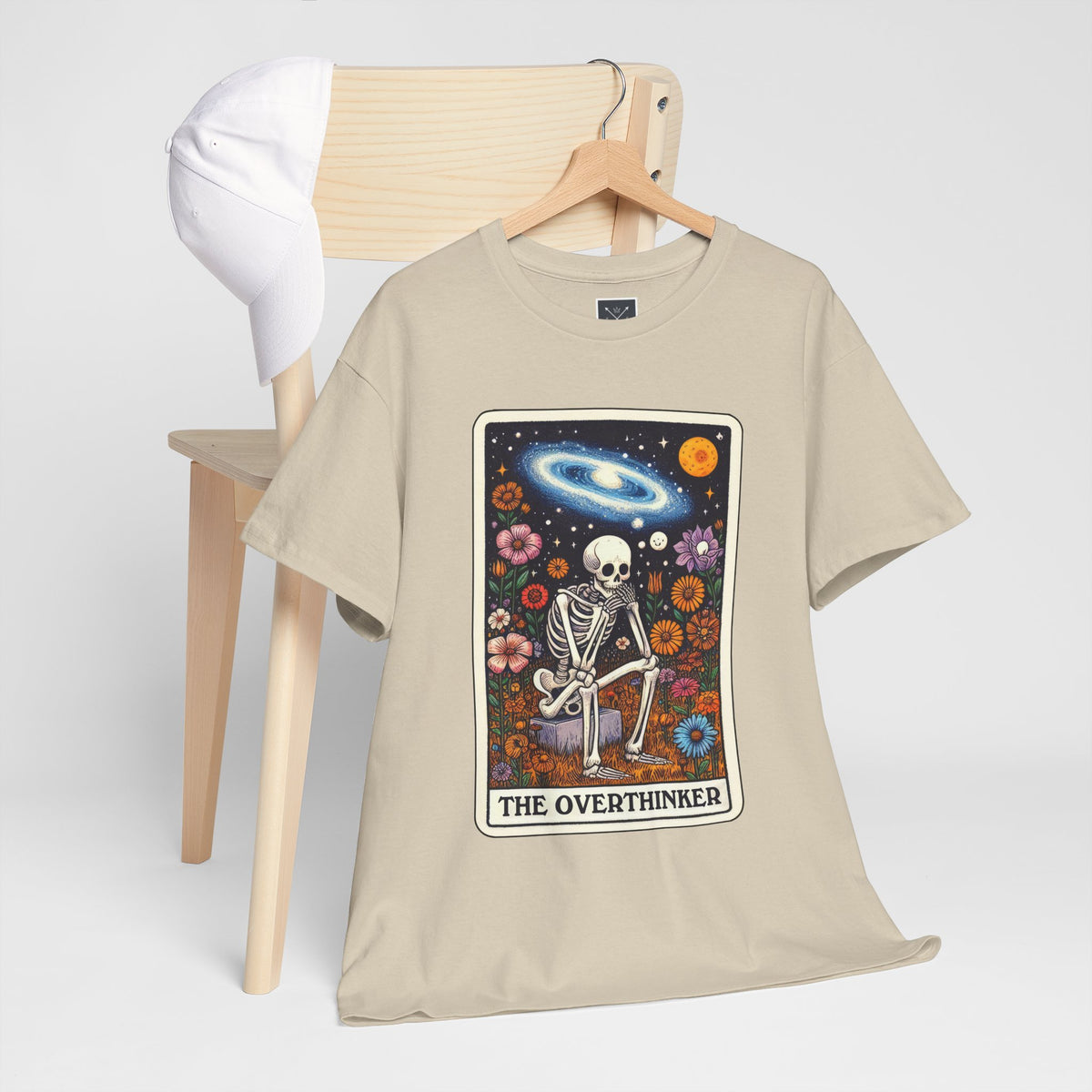 The Overthinker Skeletal Tarot - Unisex T-shirt