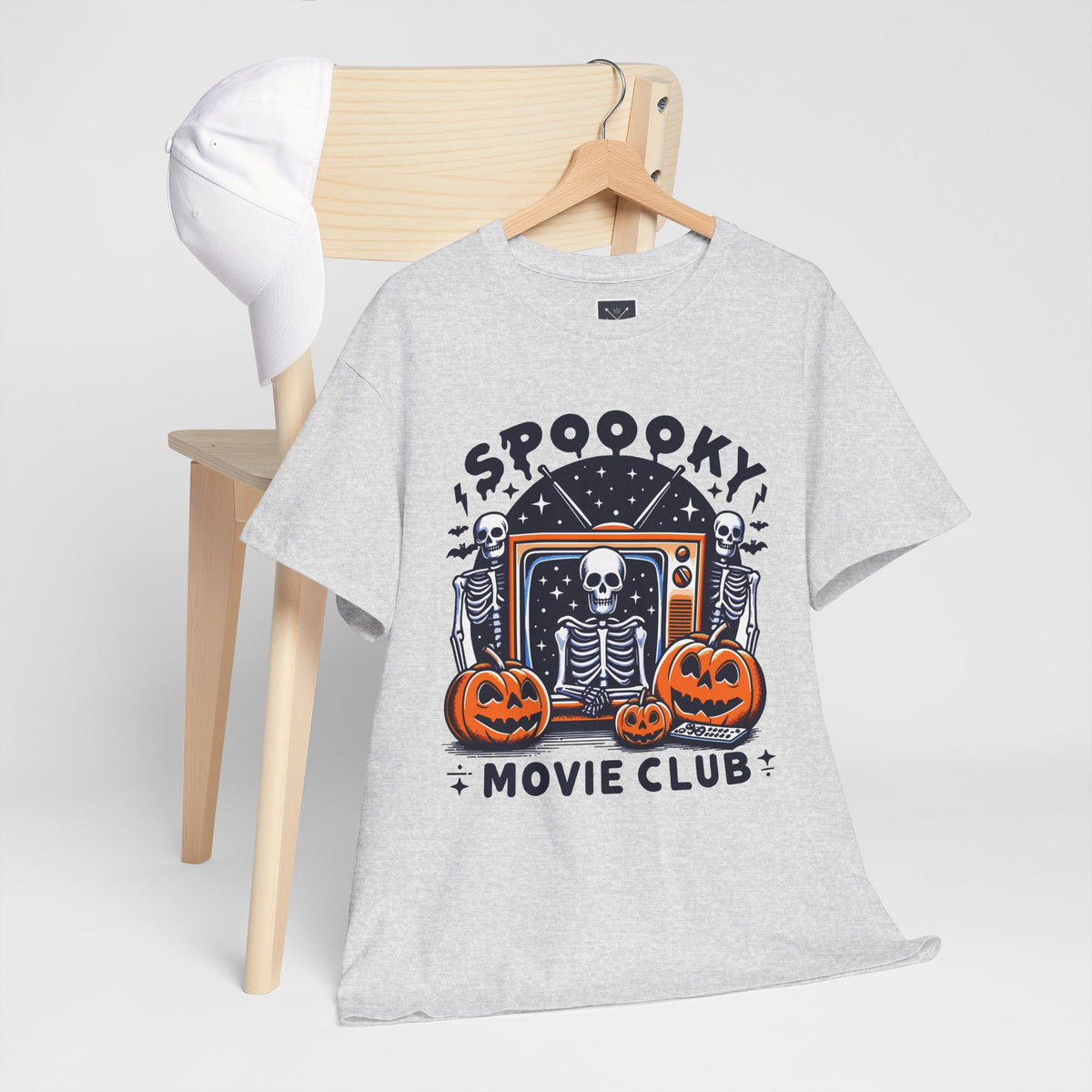 Spooky Movie Club -  Unisex Cotton Tee
