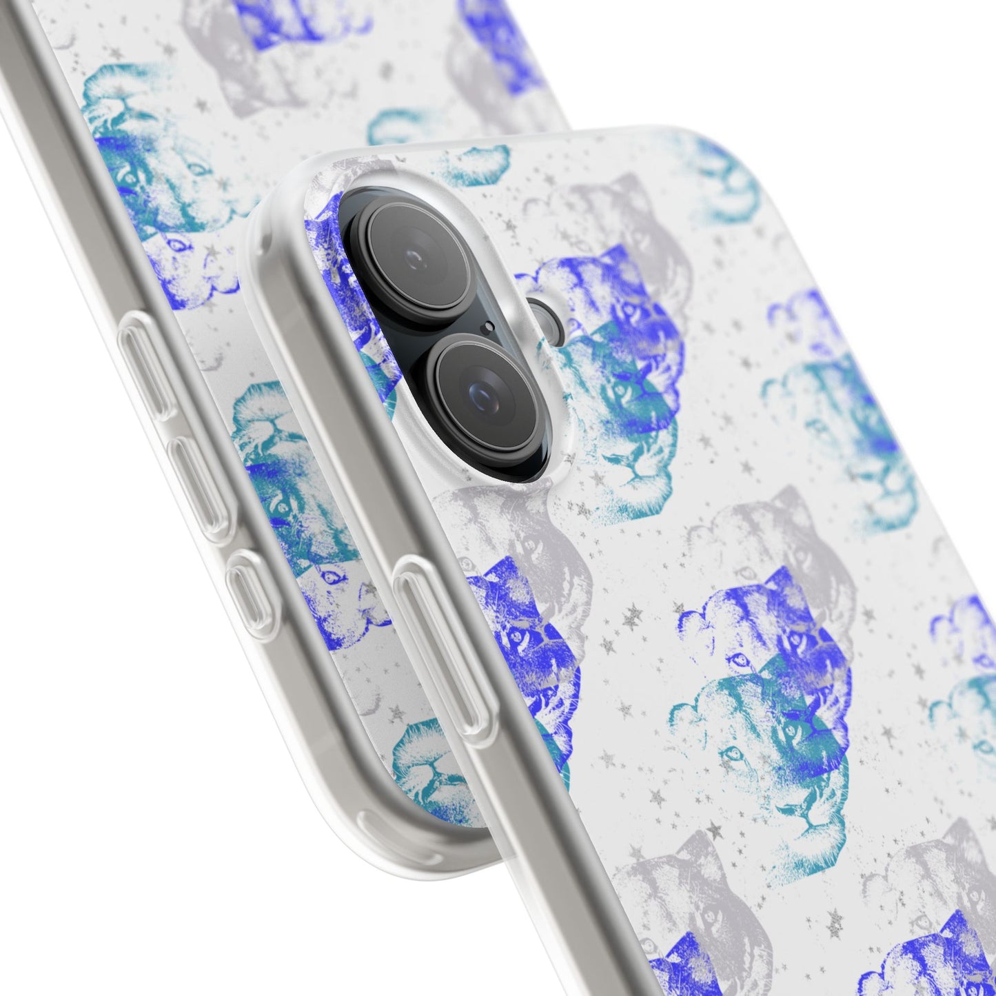 Lioness Arising (white/blue) - Flexi Phone Cases