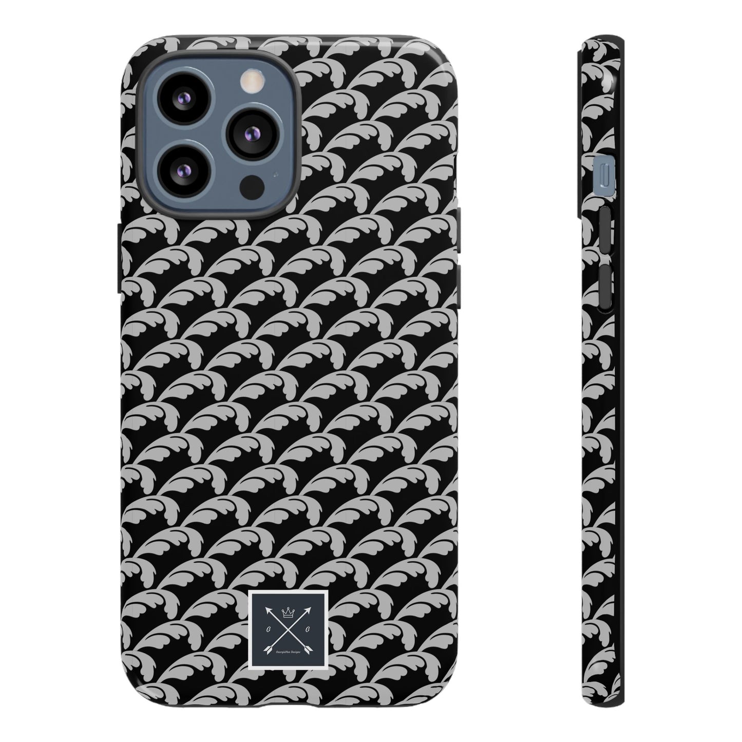 Beautiful Beloved One Flourish (black/silver) - Tough Phone Cases