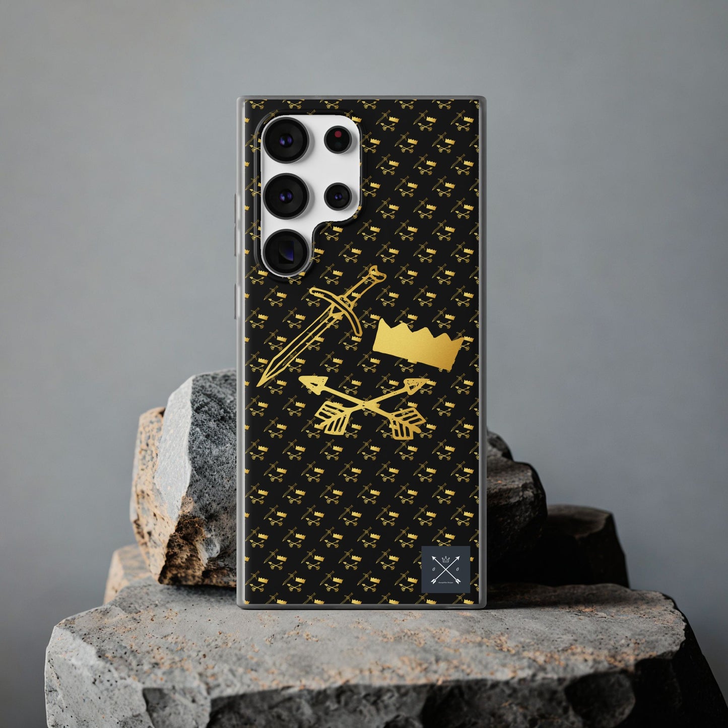 Gold and Bold Warrior - Flexi  Phone Cases
