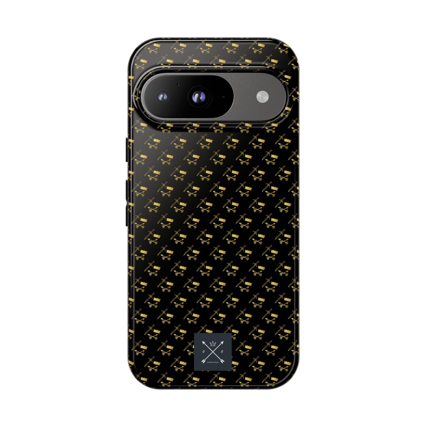 Gold and Bold Warrior Pattern - Tough Phone Cases