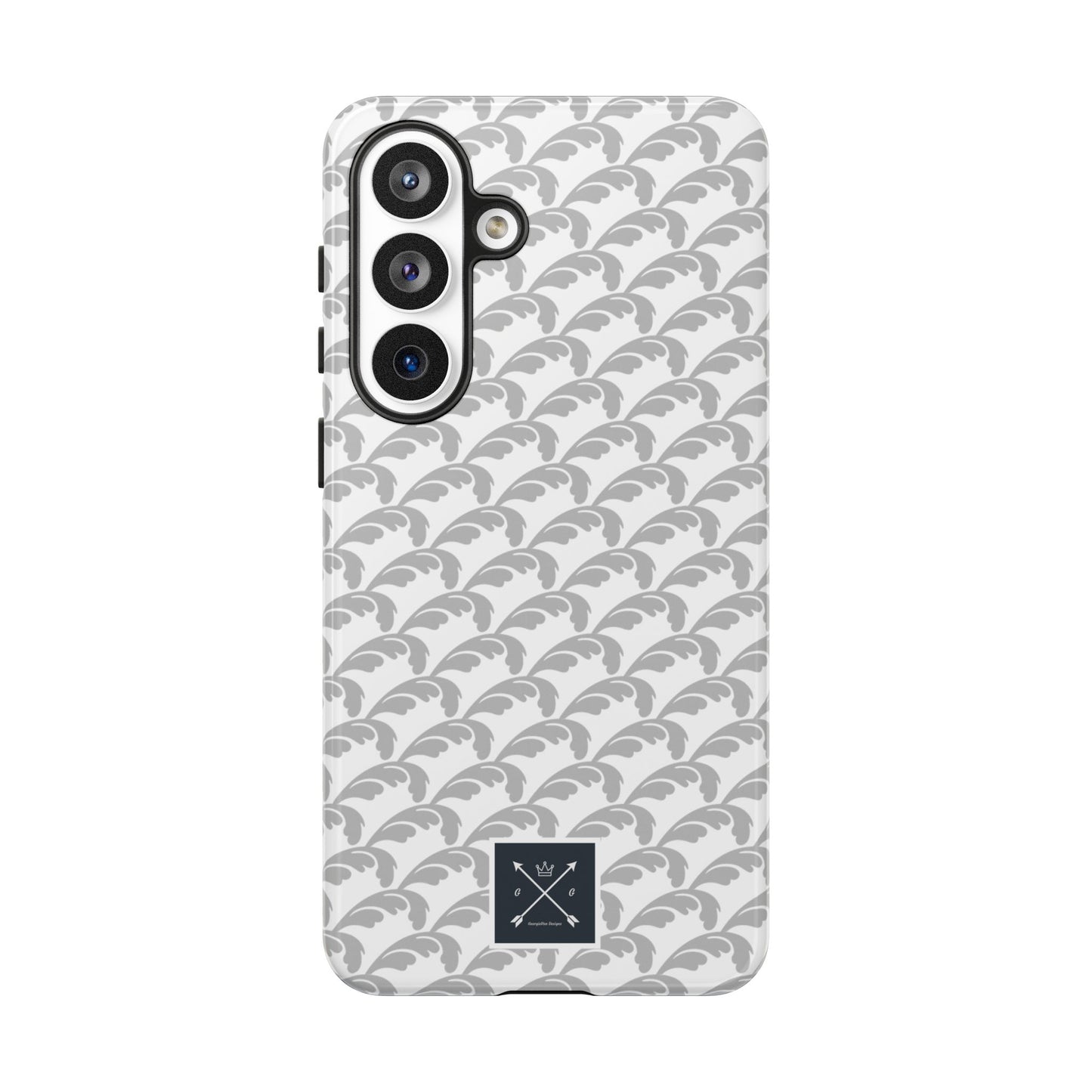 Beautiful Beloved Flourish (silver/white) - Tough Phone Cases