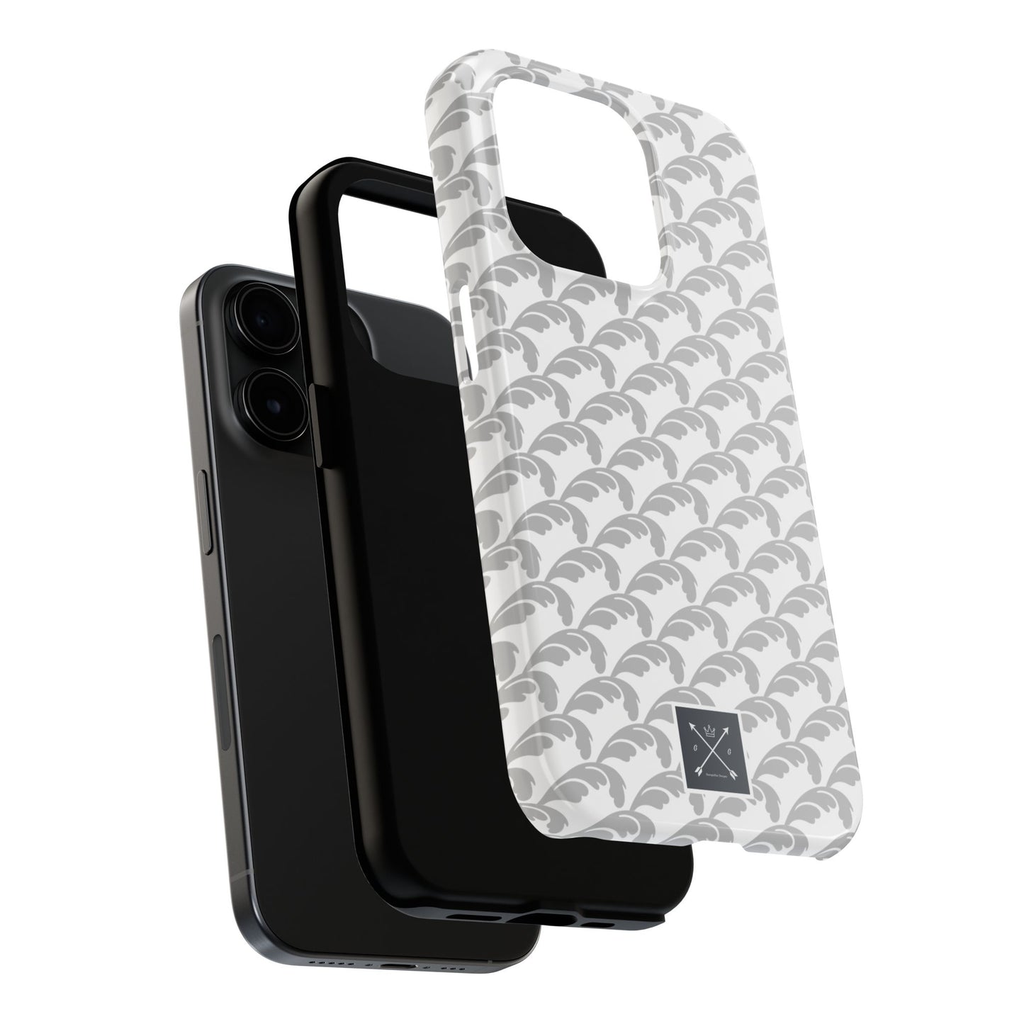 Beautiful Beloved Flourish (white/silver) - Tough Phone Cases