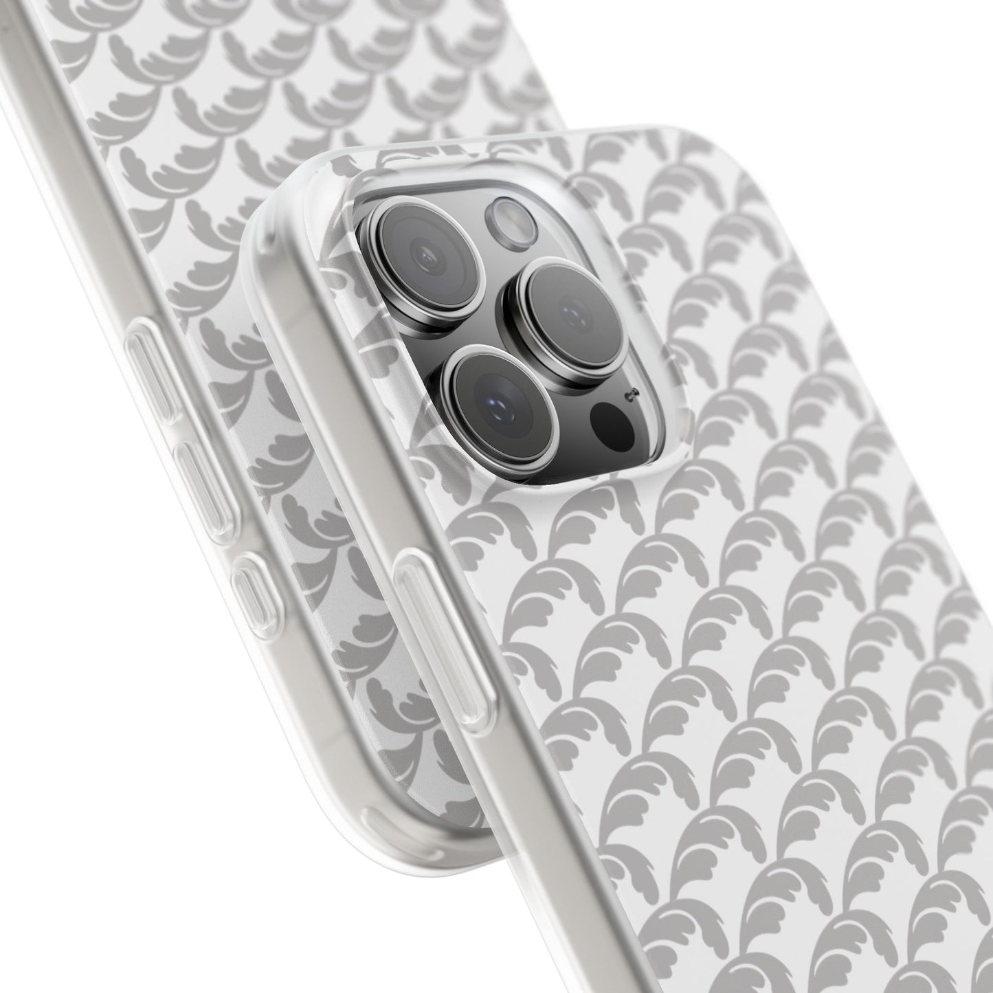 Beautiful Beloved Flourish (silver/white) - Flexi Phone Cases