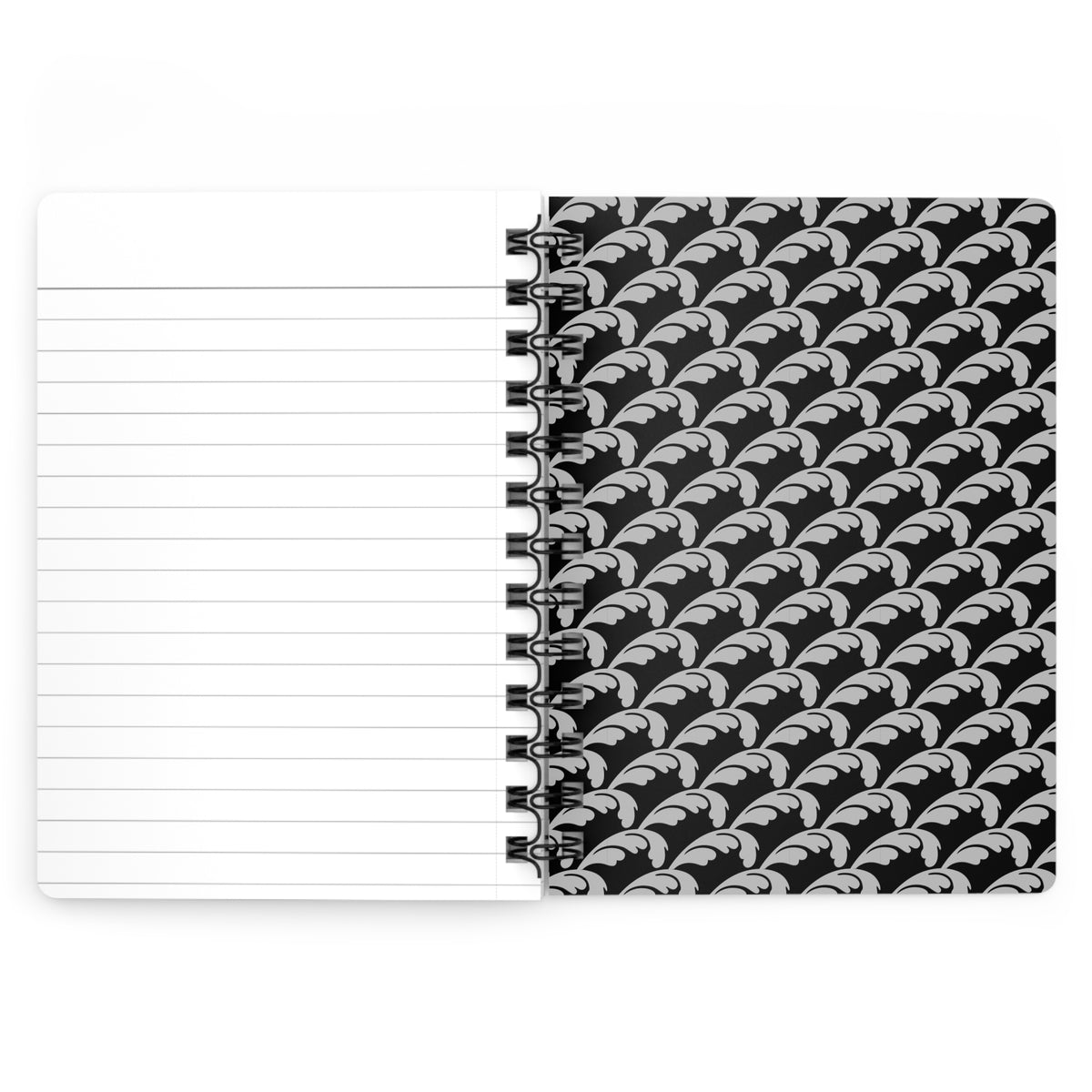 Beautiful Beloved One - Spiral Notebook - Ruled Line - blk/silver