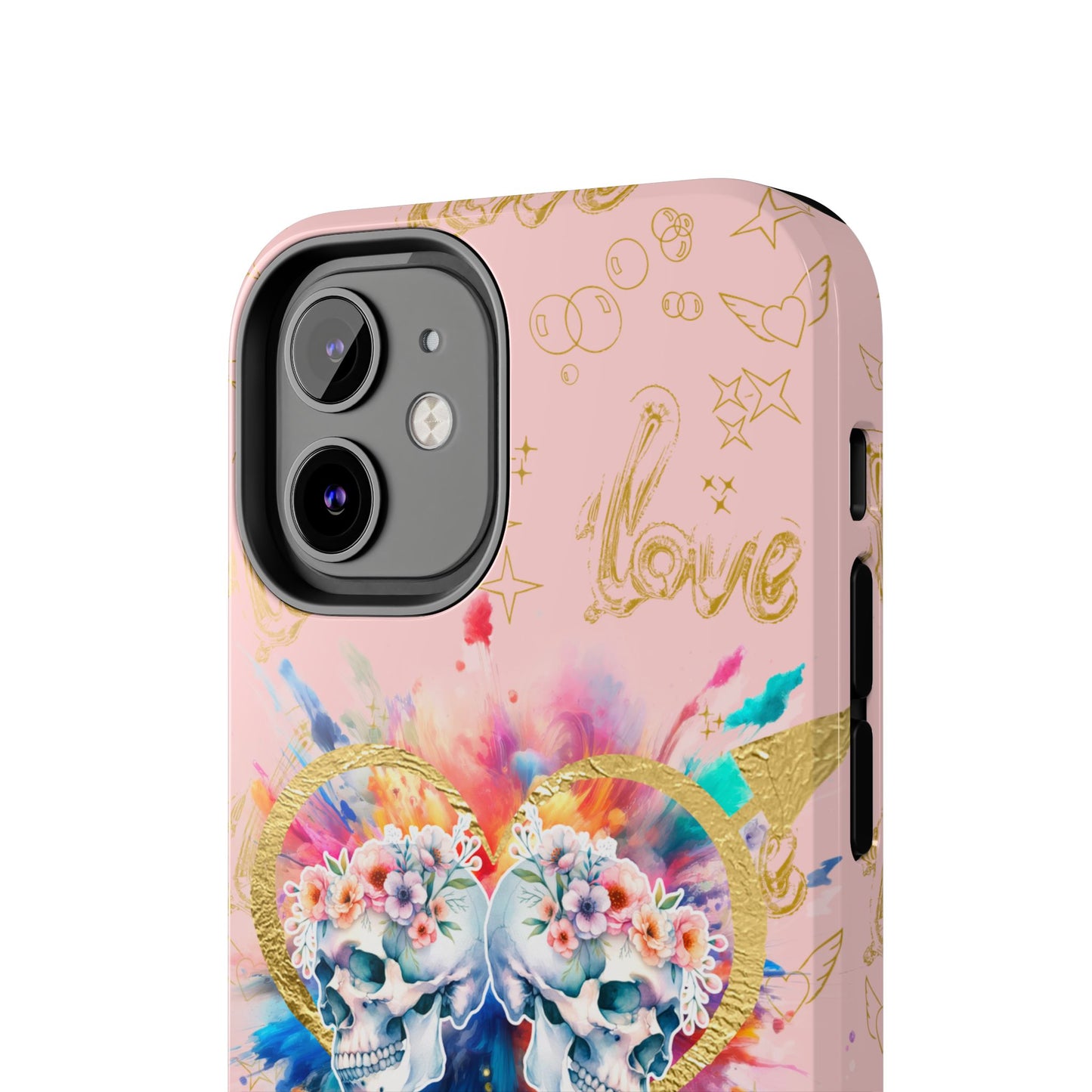 Love is Golden Watercolor (pink) - Tough Phone Cases