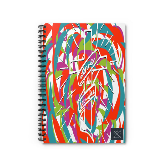 Love is Sacrifice - Spiral Notebook - Ruled Line