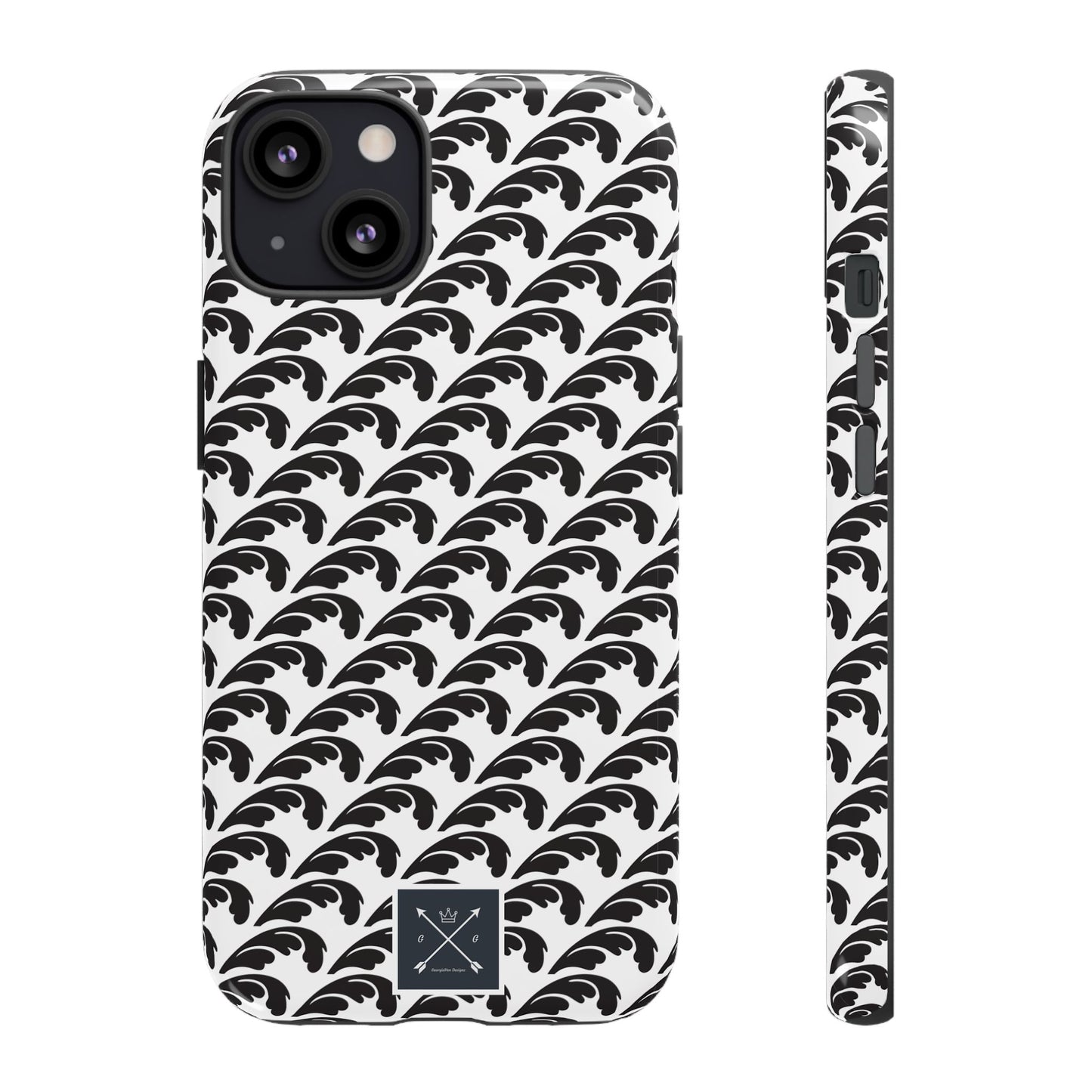 Beautiful Beloved One Flourish (black/white) - Tough Phone Cases