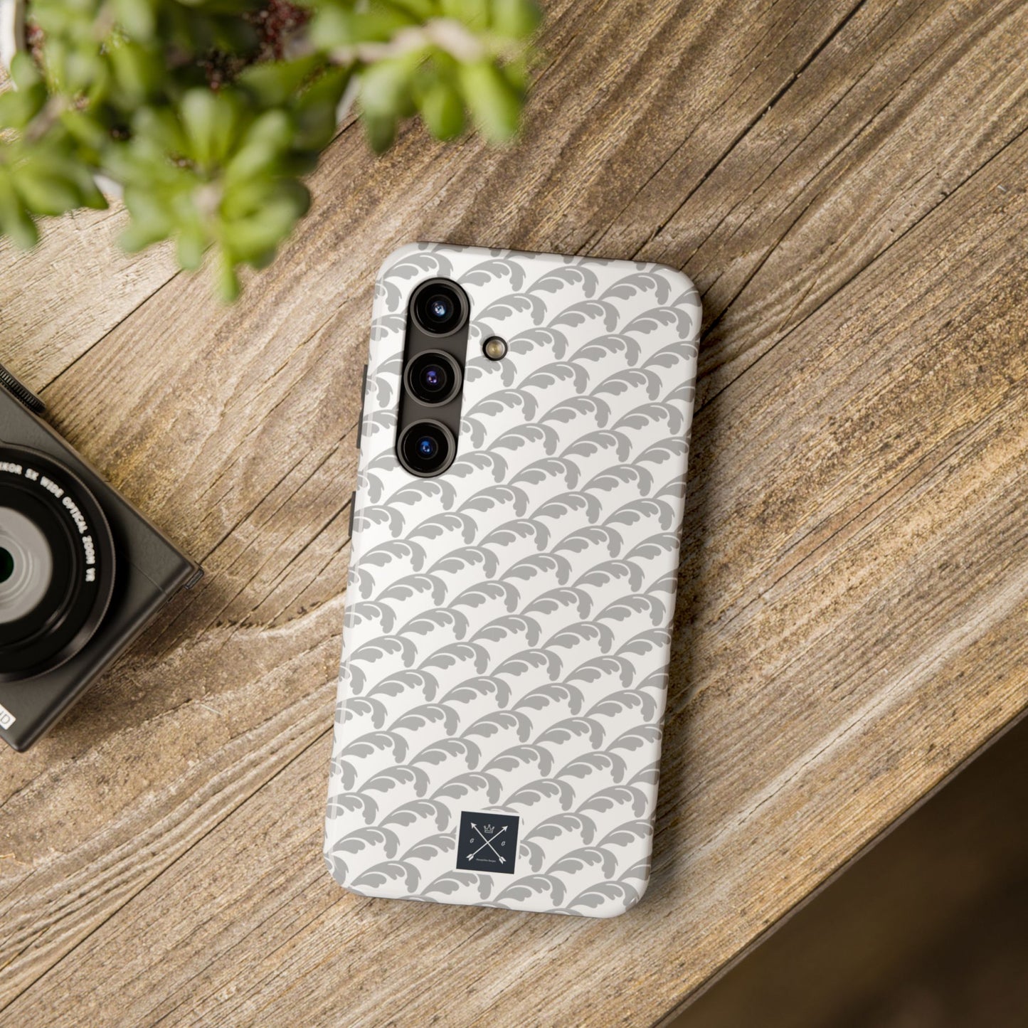 Beautiful Beloved Flourish (white/silver) - Tough Phone Cases