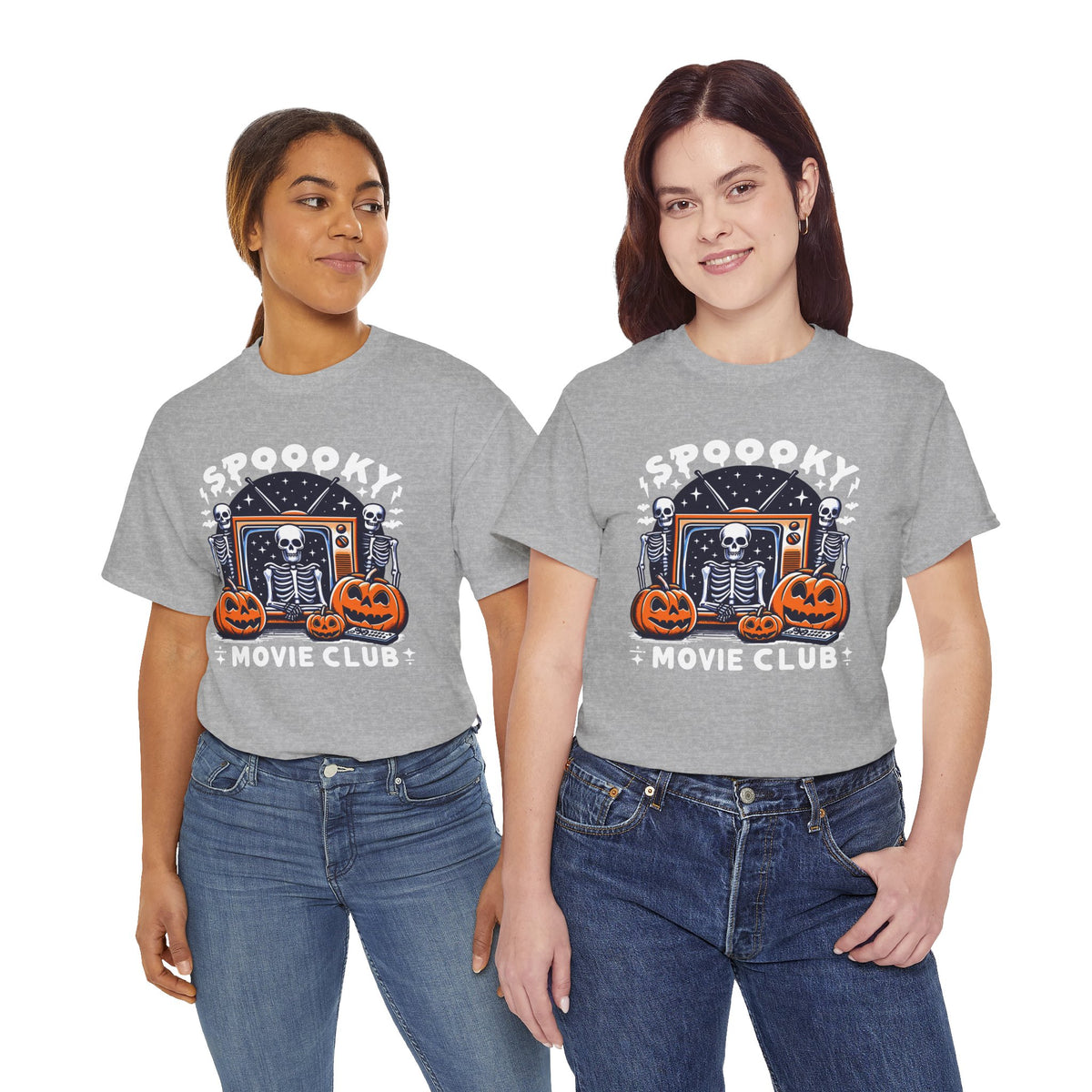 Spooky Movie Club -  Unisex Cotton Tee