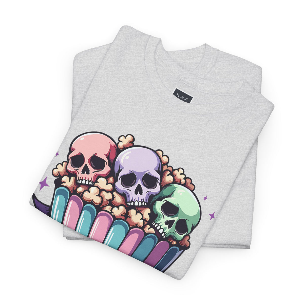 Horror Movies Popcorn Bucket - Unisex Cotton Tee