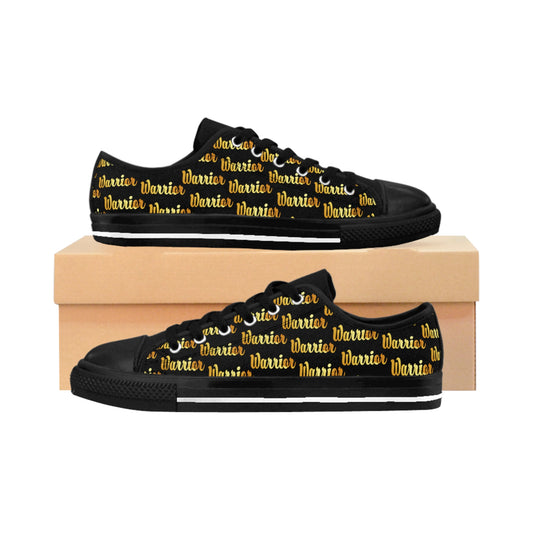 Women's - Gold and Bold Warrior - Sneakers (ptrn)