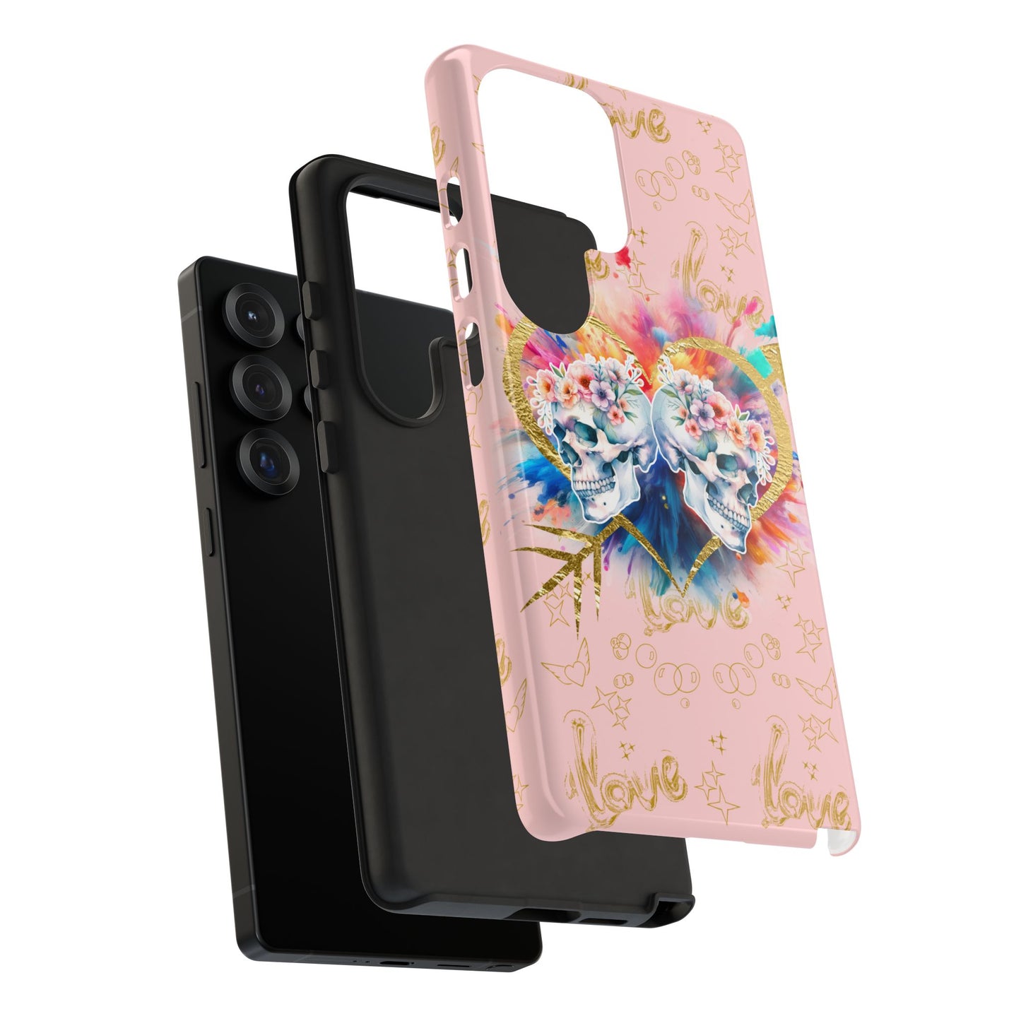 Love is Golden Watercolor (pink) - Tough Cases