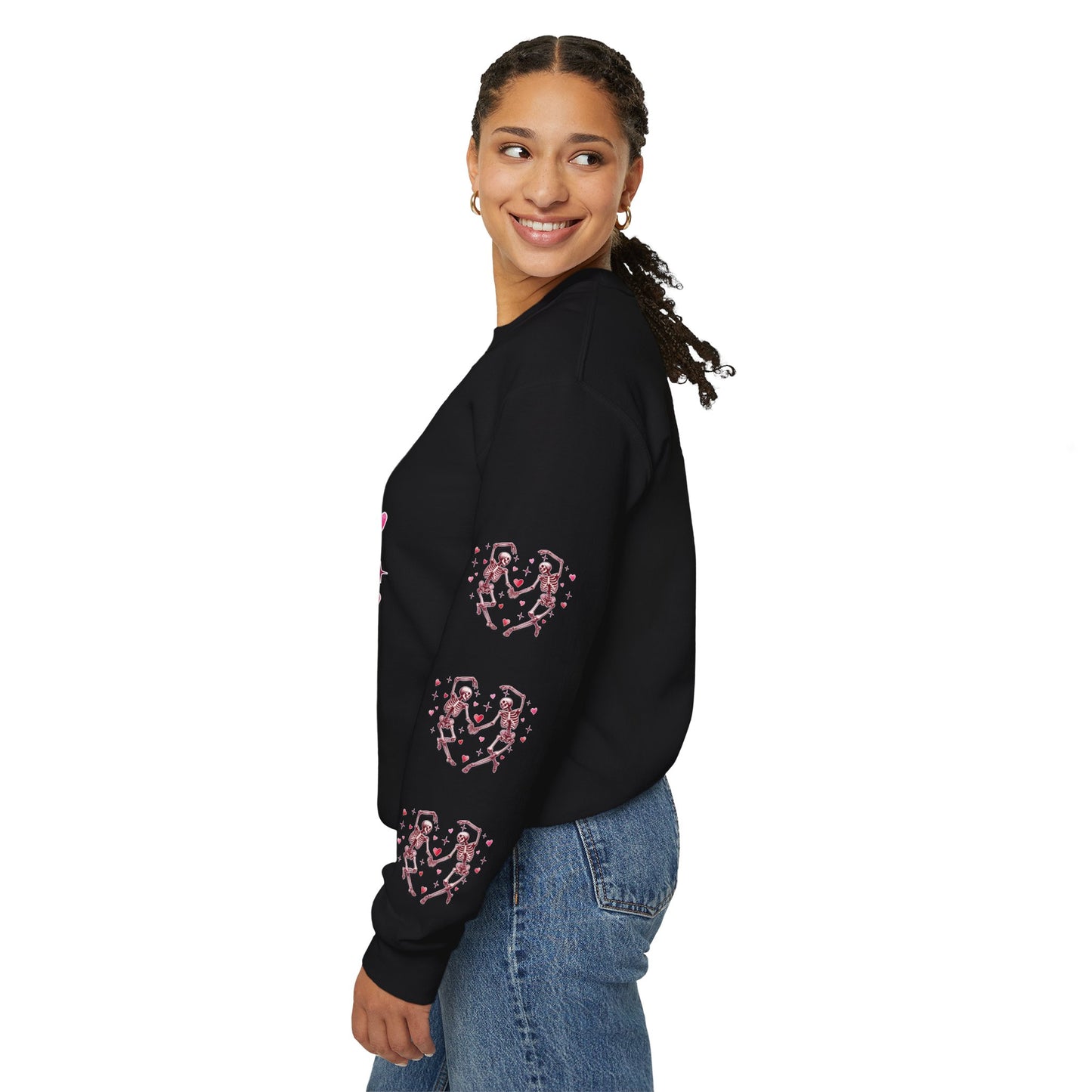 Dancing Skeleton Lovers - Crewneck Sweatshirt