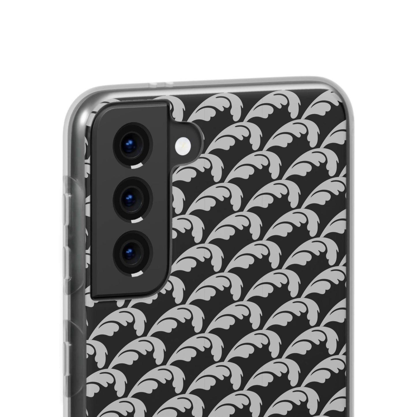 Beautiful Beloved Flourish (silver/black) - Flexi Phone Cases