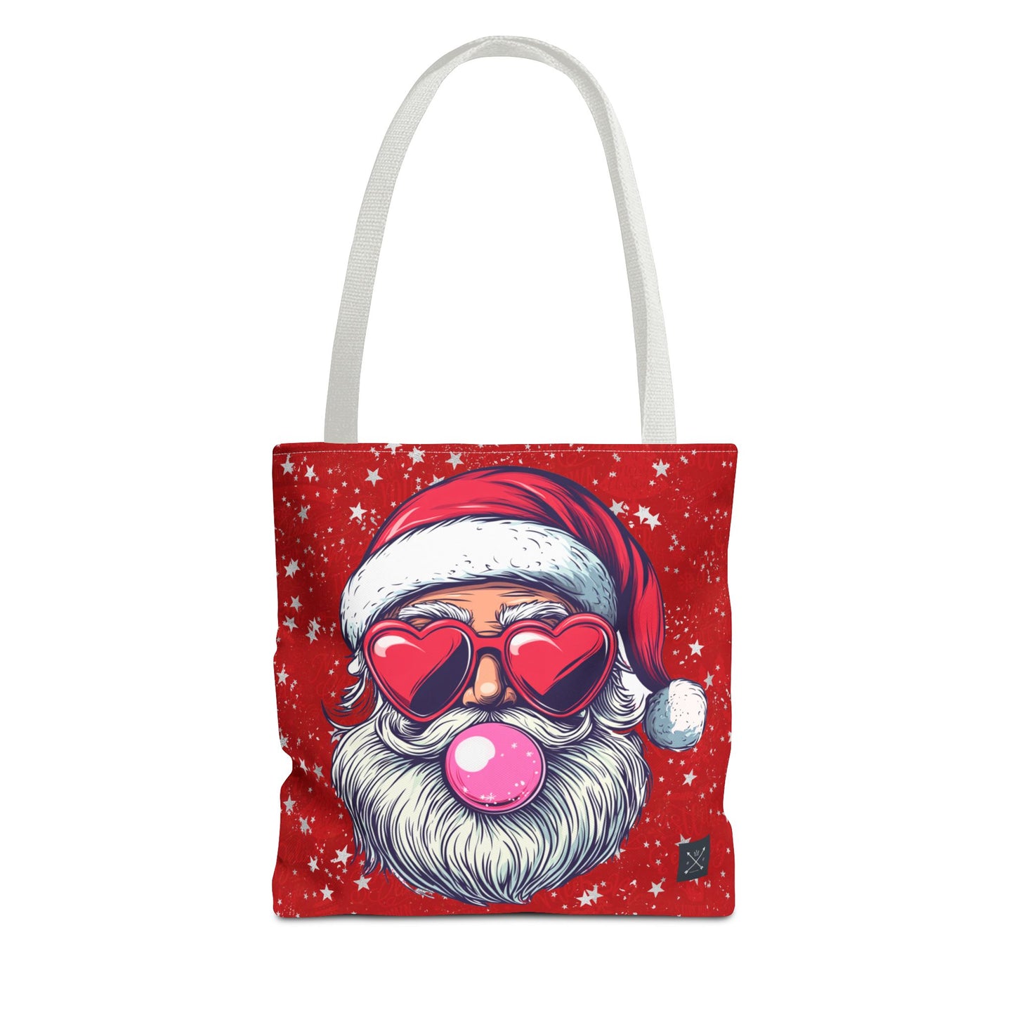 Retro Bubblegum Santa - Tote Bag (AOP)