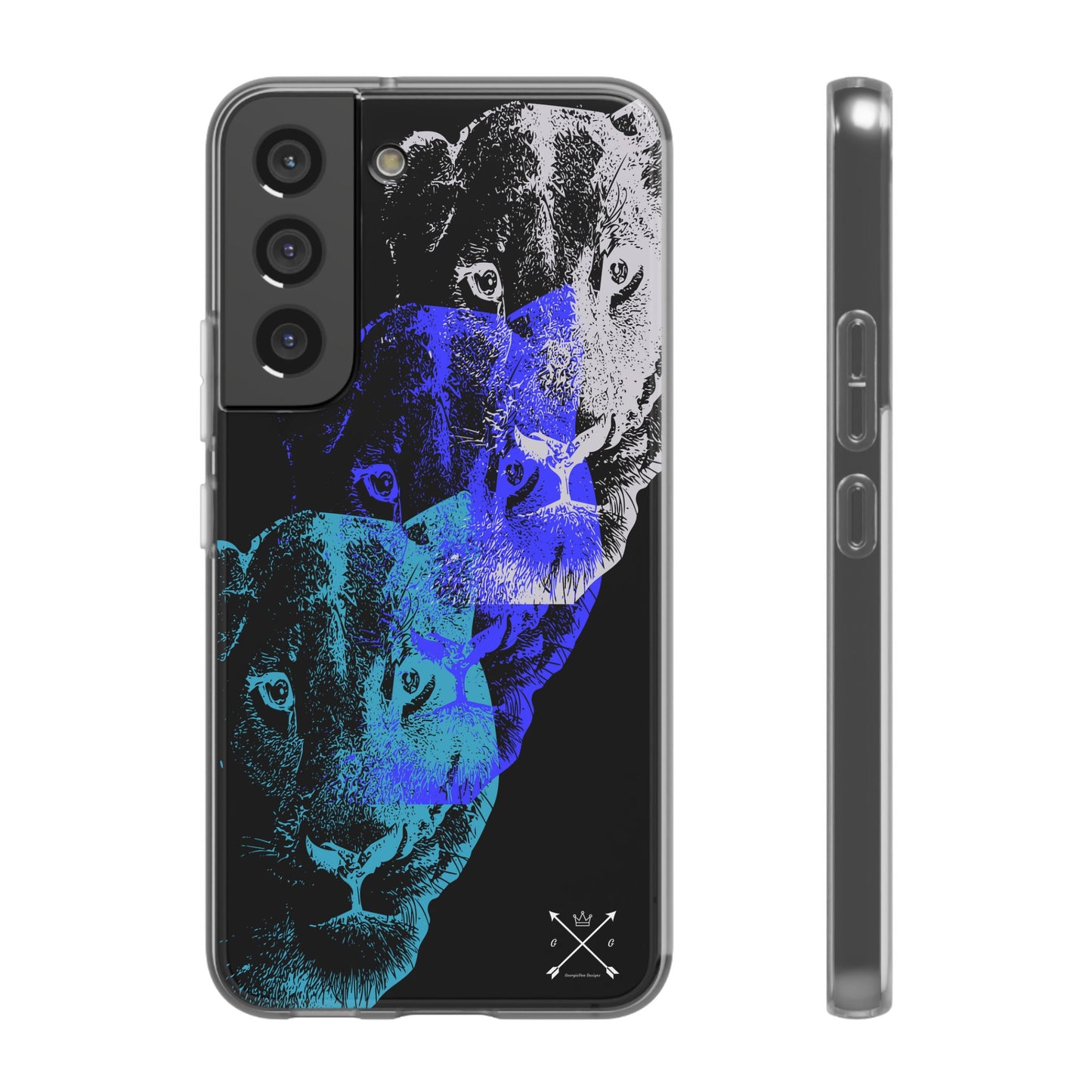 Lioness Arising (black/blue/silver) - Flexi Cases