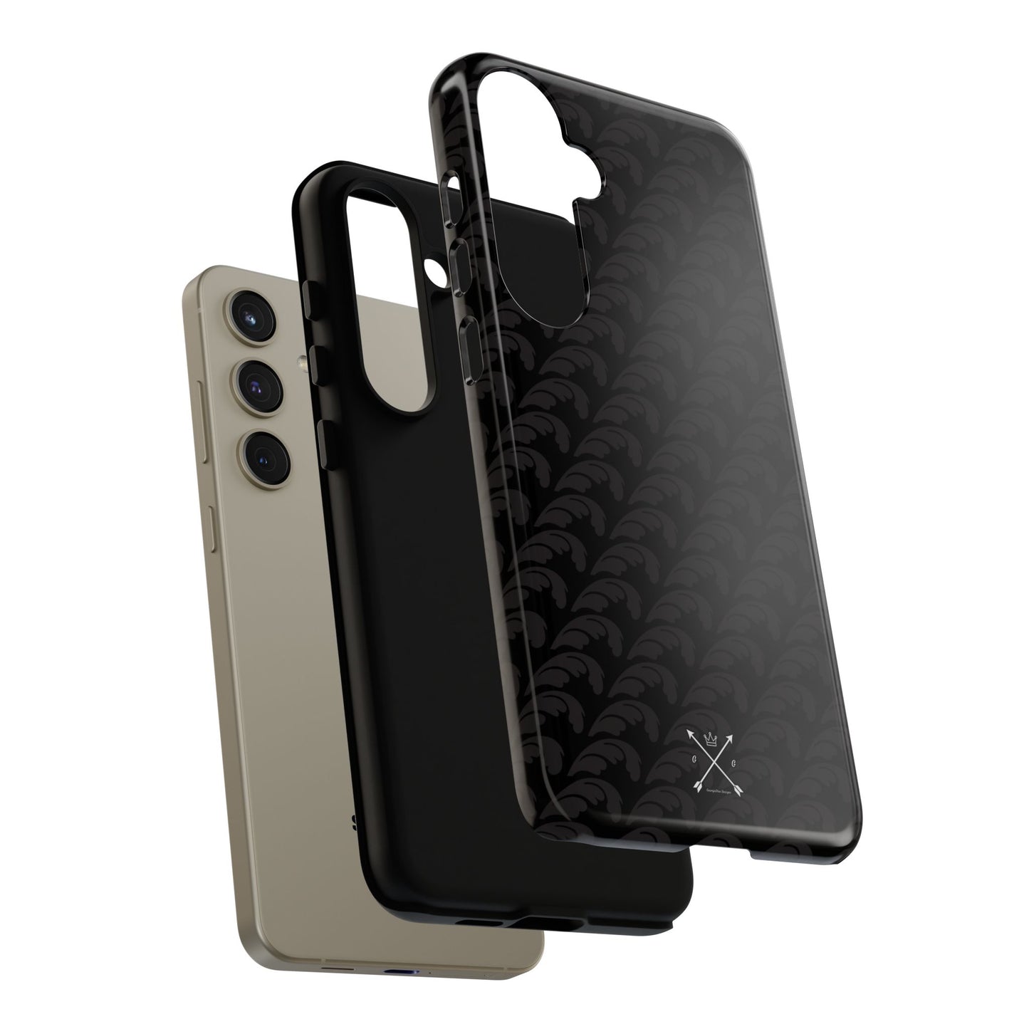 Beautiful Beloved One Flourish - Tough Phone Cases (black/black)