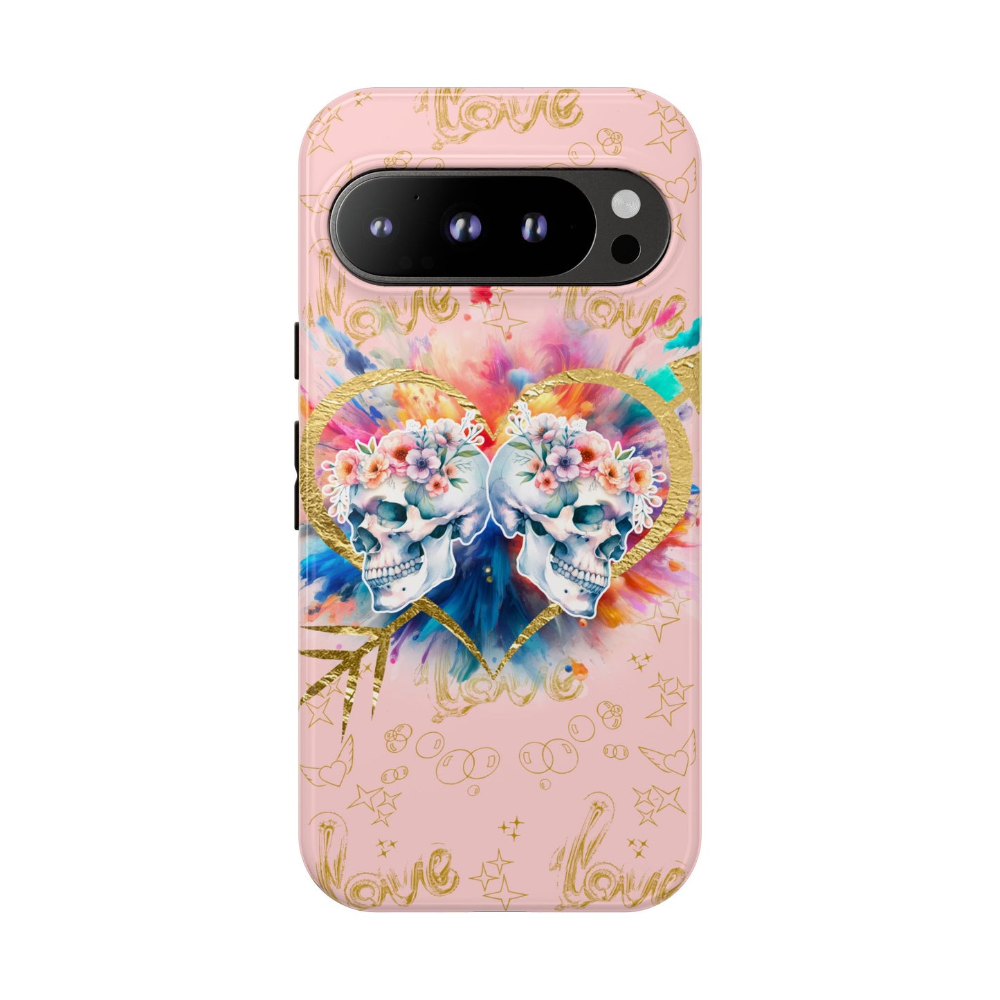 Love is Golden Watercolor (pink) - Tough Cases