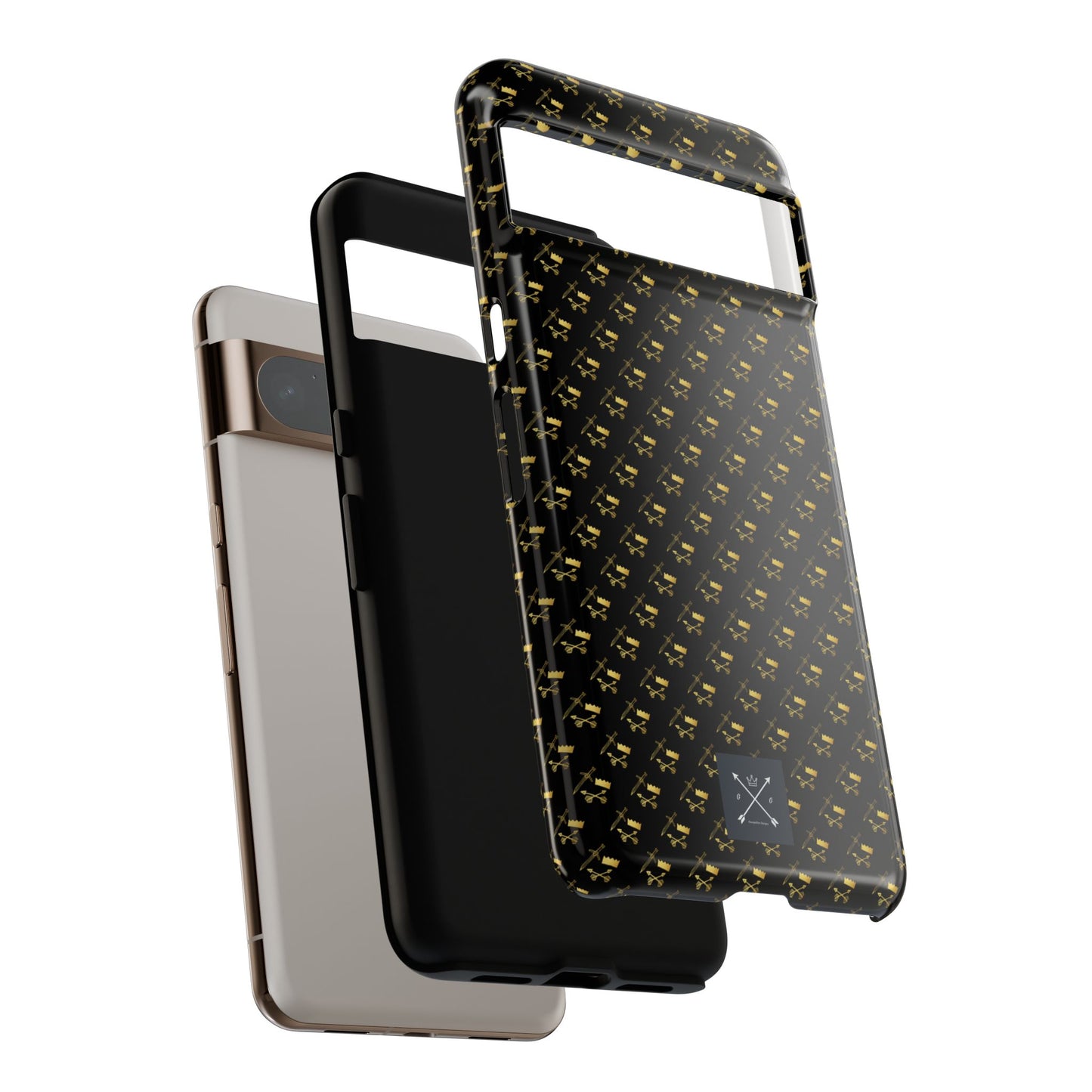 Gold and Bold Warrior Pattern - Tough Phone Cases