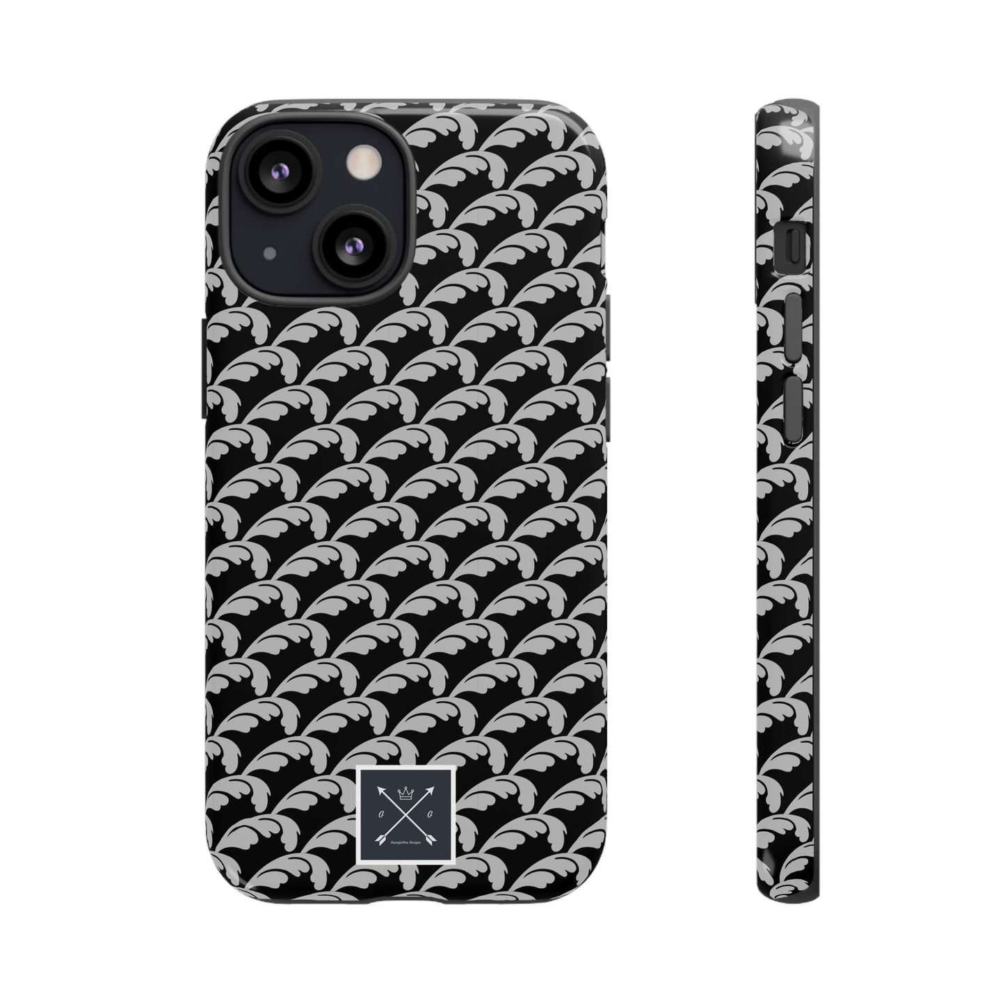 Beautiful Beloved One Flourish (black/silver) - Tough Phone Cases