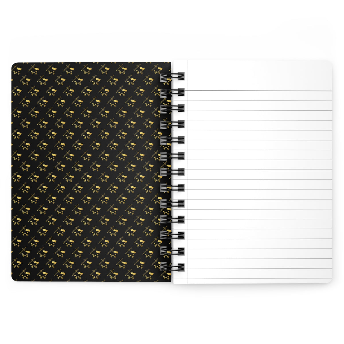 Gold and Bold Warrior - Spiral Notebook - Ruled Line