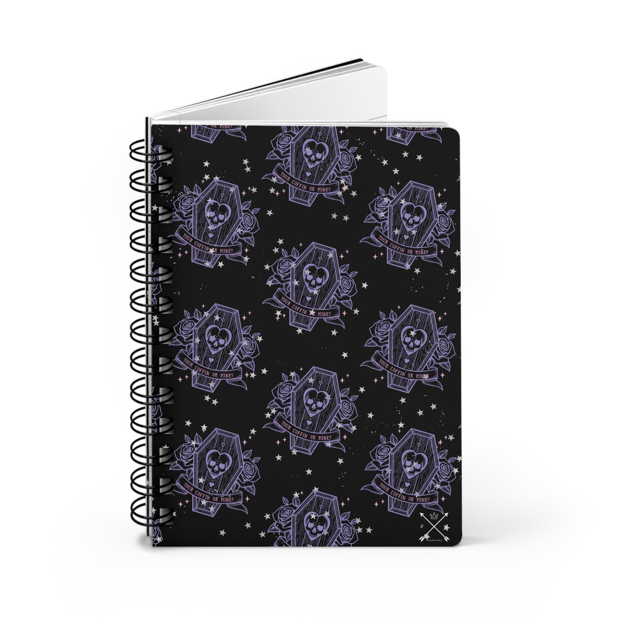 Your Coffin or Mine? - Spiral Notebook - Ruled Line