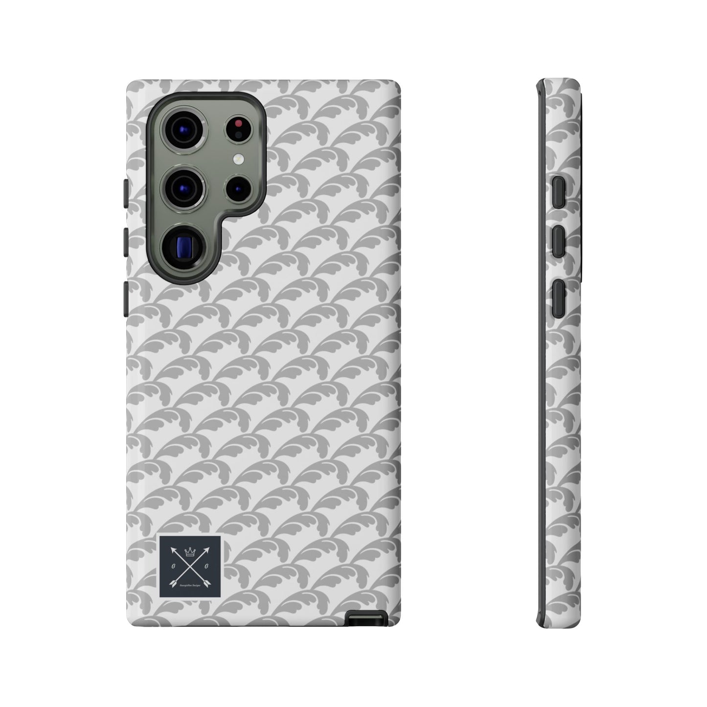 Beautiful Beloved Flourish (silver/white) - Tough Phone Cases