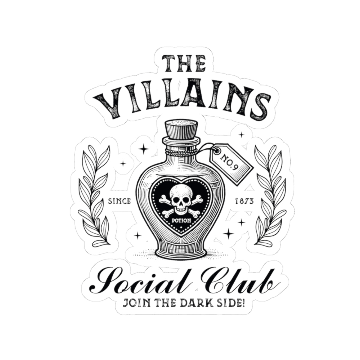 The Villains Social Club - Kiss-Cut Stickers