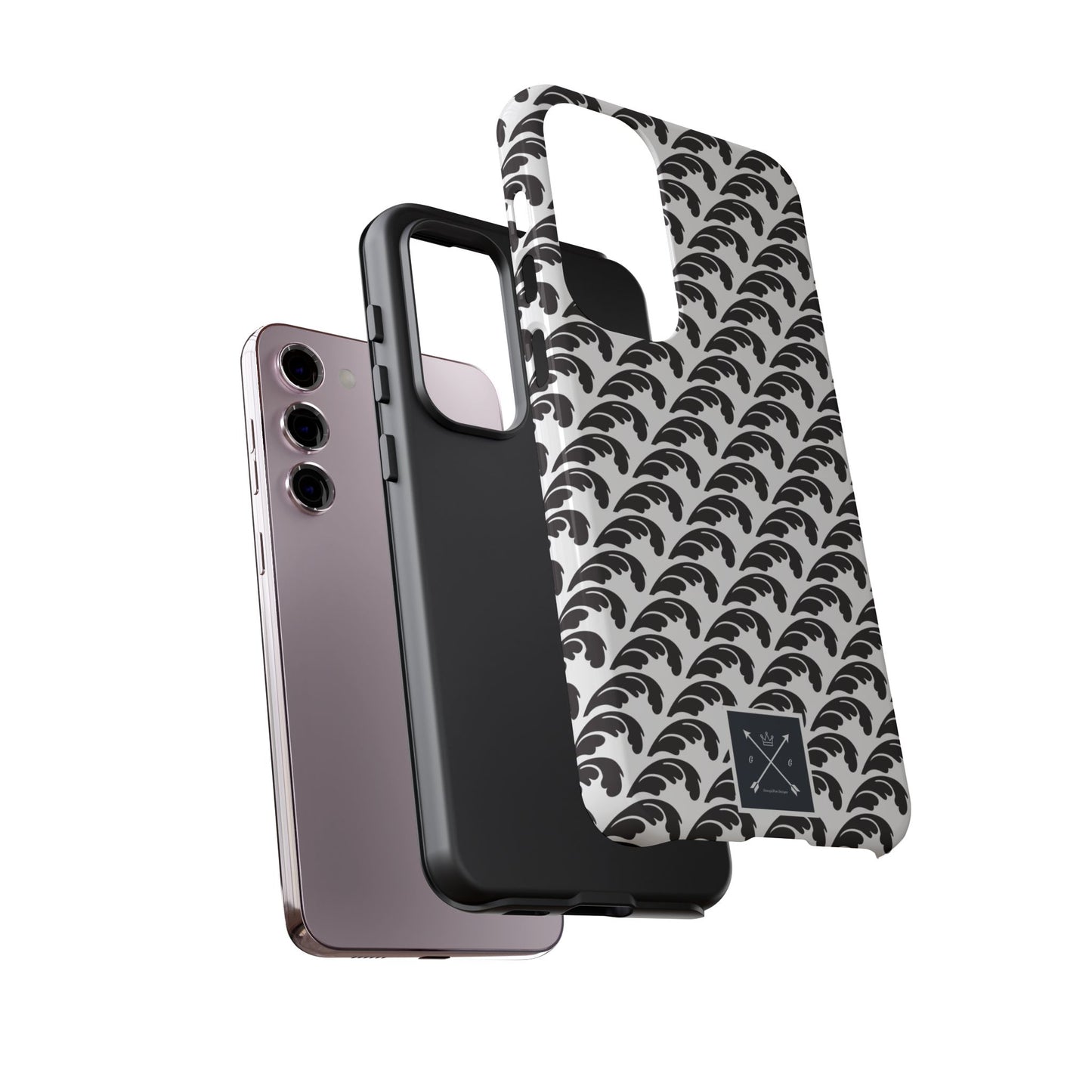 Beautiful Beloved One Flourish (black/white) - Tough Phone Cases