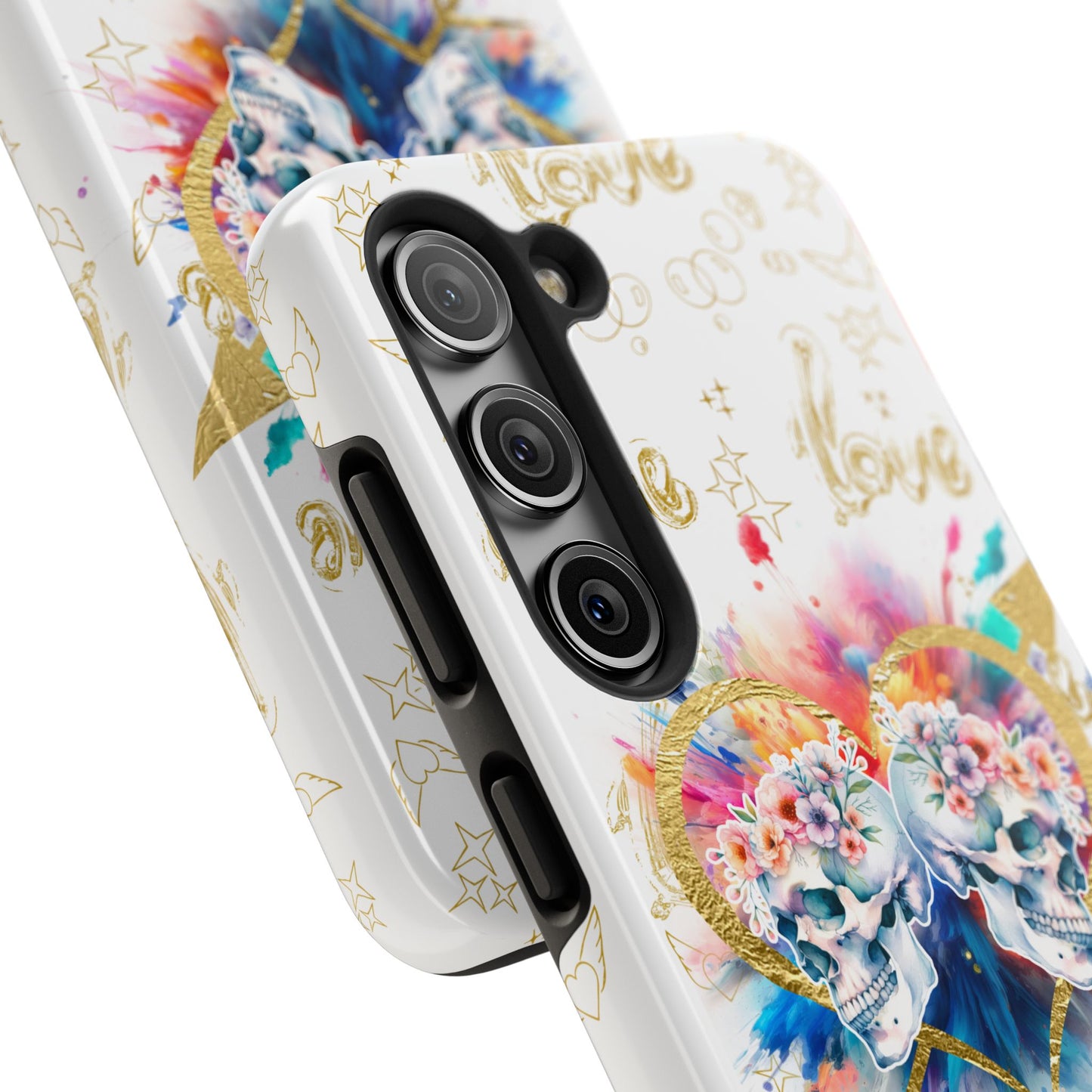 Love is Golden Watercolor - Tough Phone Cases