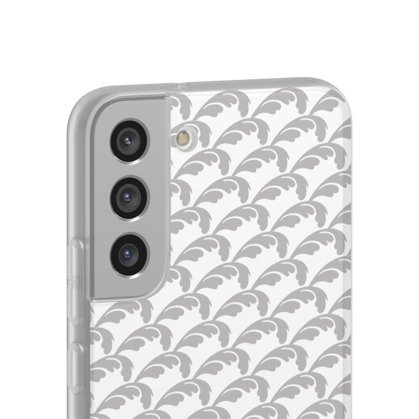 Beautiful Beloved Flourish (silver/white) - Flexi Phone Cases