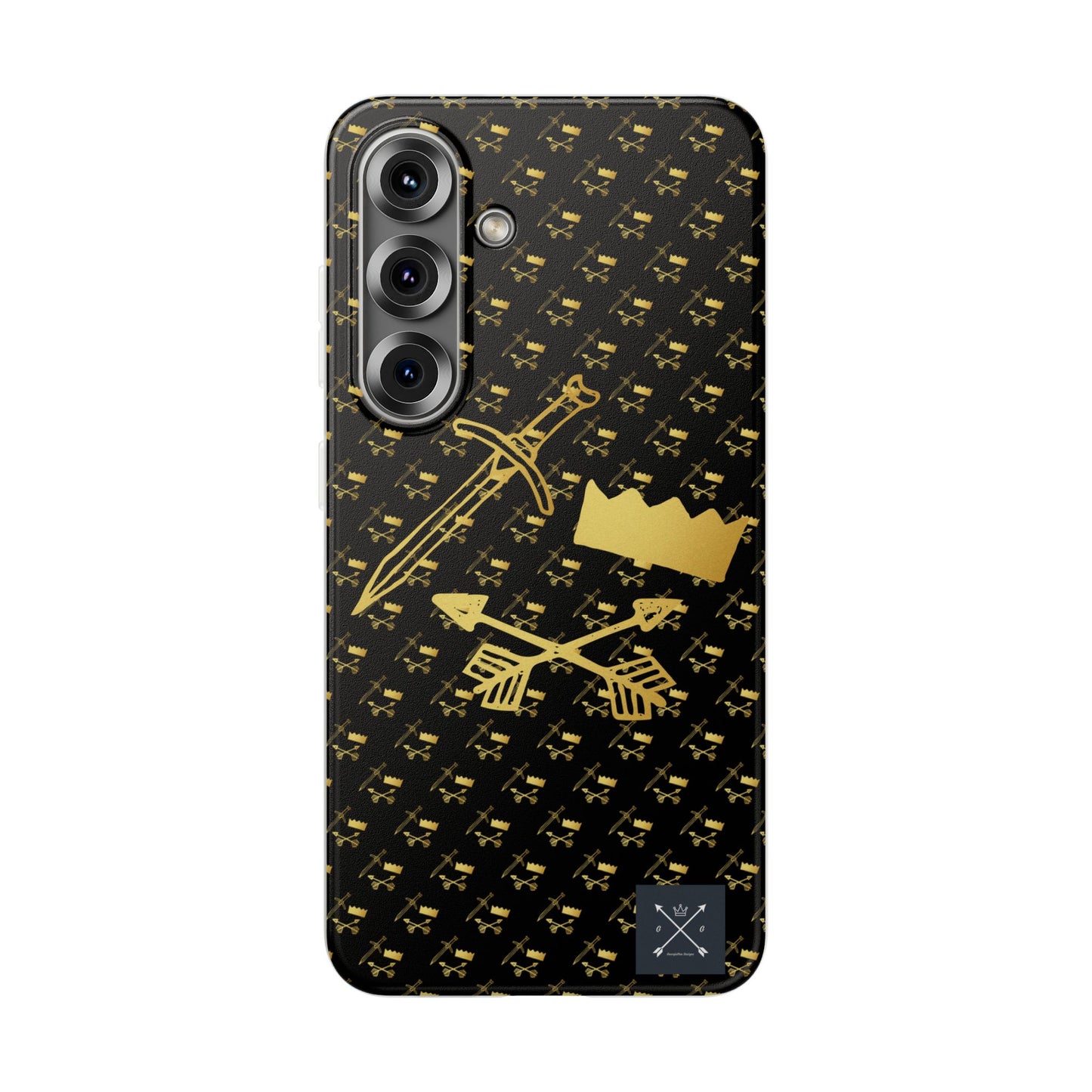 Gold and Bold Warrior - Flexi  Phone Cases