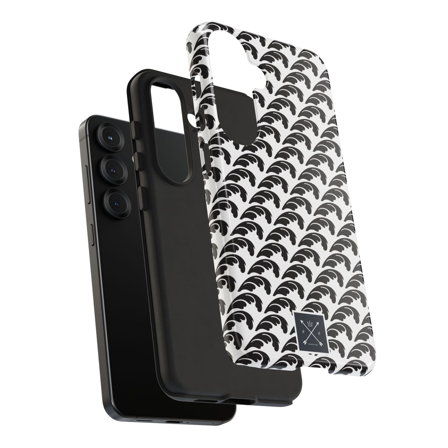Beautiful Beloved One Flourish (black/white) - Tough Phone Cases