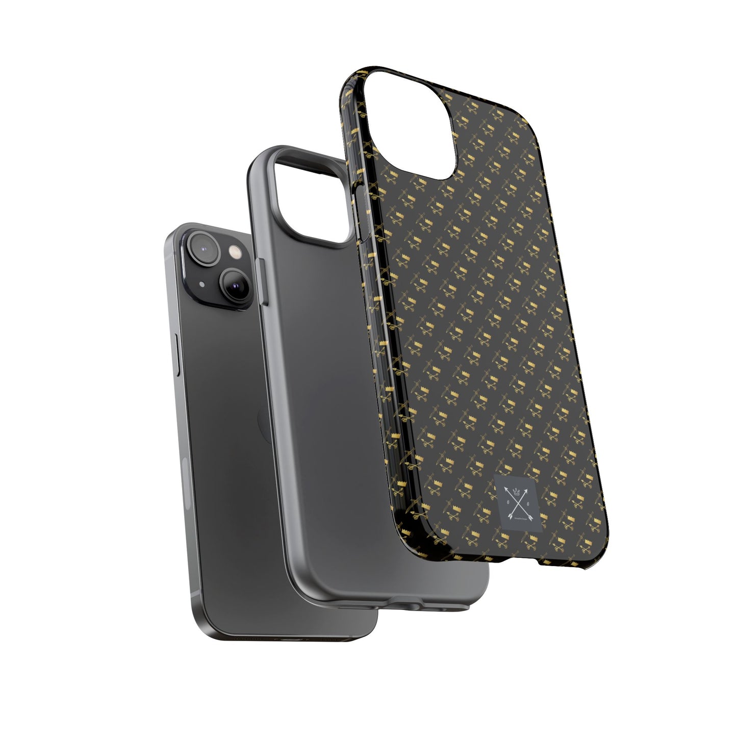 Gold and Bold Warrior Pattern - Tough Phone Cases