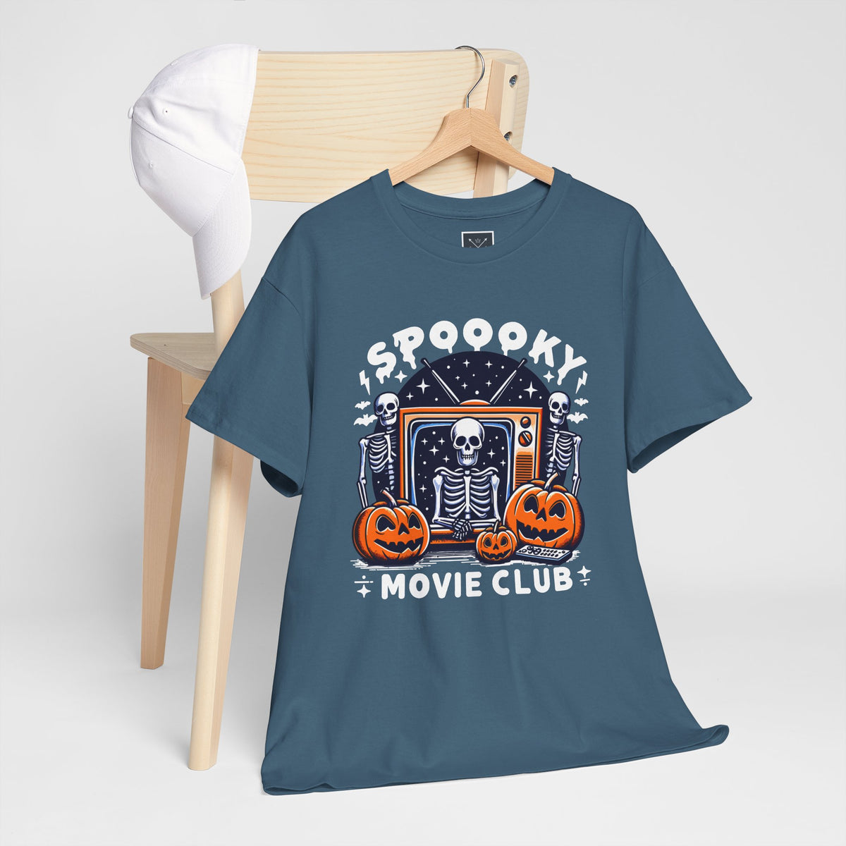 Spooky Movie Club -  Unisex Cotton Tee