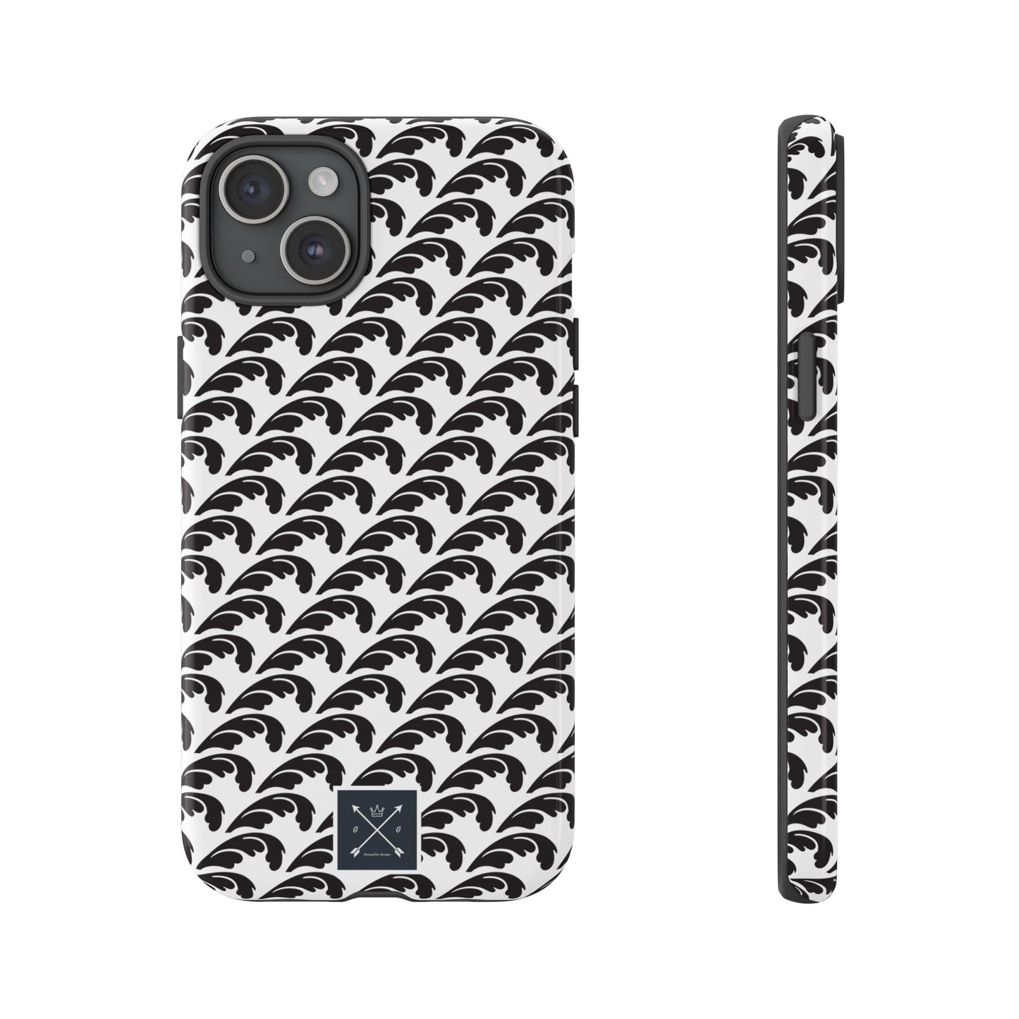 Beautiful Beloved One Flourish (black/white) - Tough Phone Cases