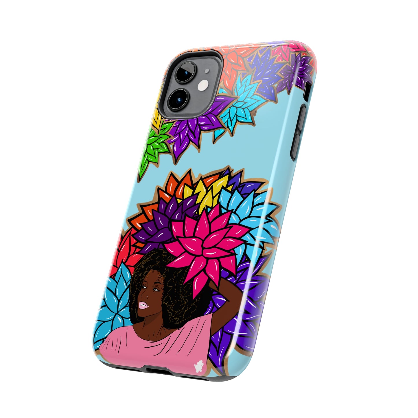 Beauty with Flowers - Tough Phone Cases