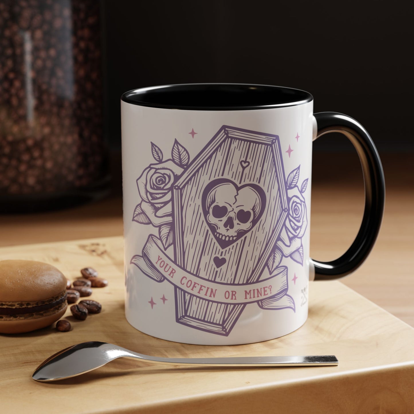 Your Coffin or Mine? - Accent Coffee Mug (11, 15oz)