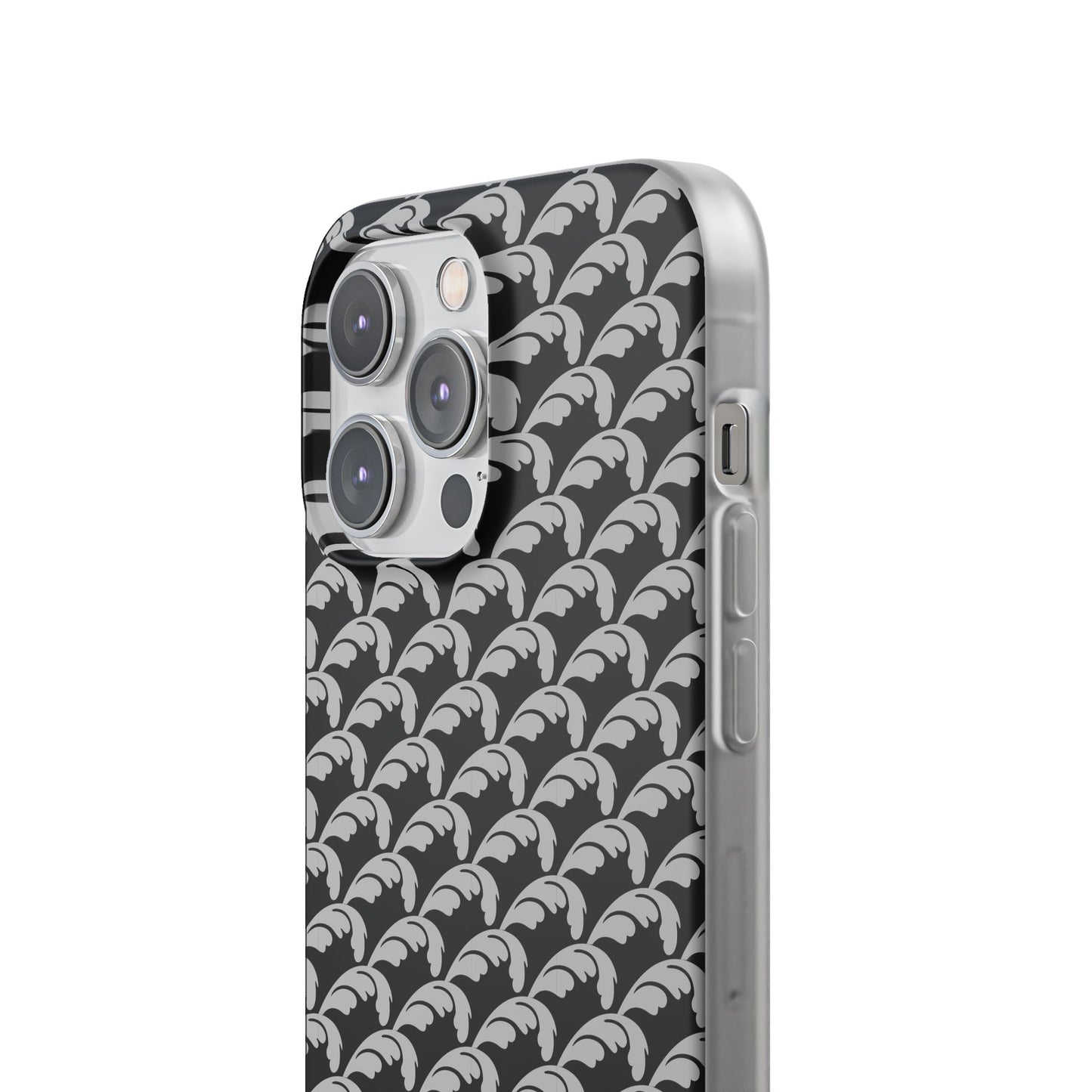 Beautiful Beloved Flourish (silver/black) - Flexi Phone Cases