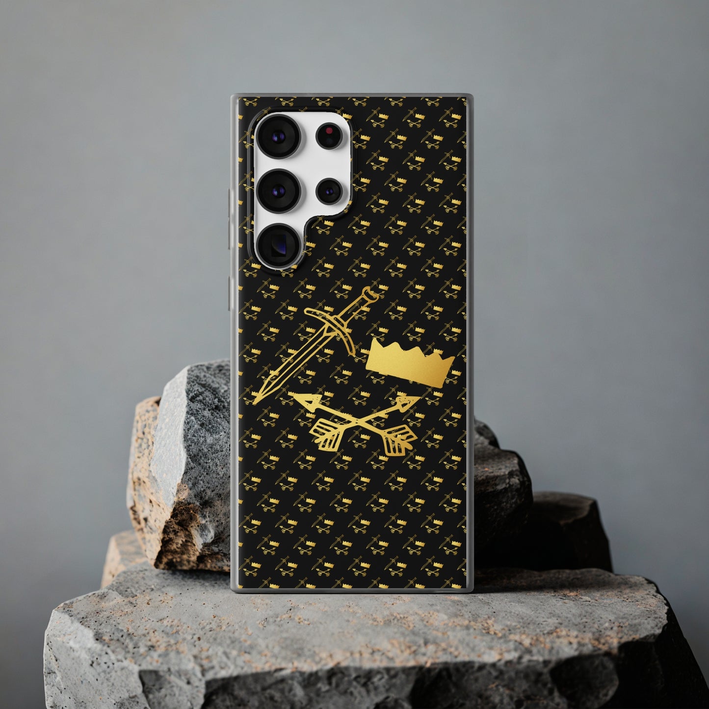 Gold and Bold Warrior - Flexi  Phone Cases