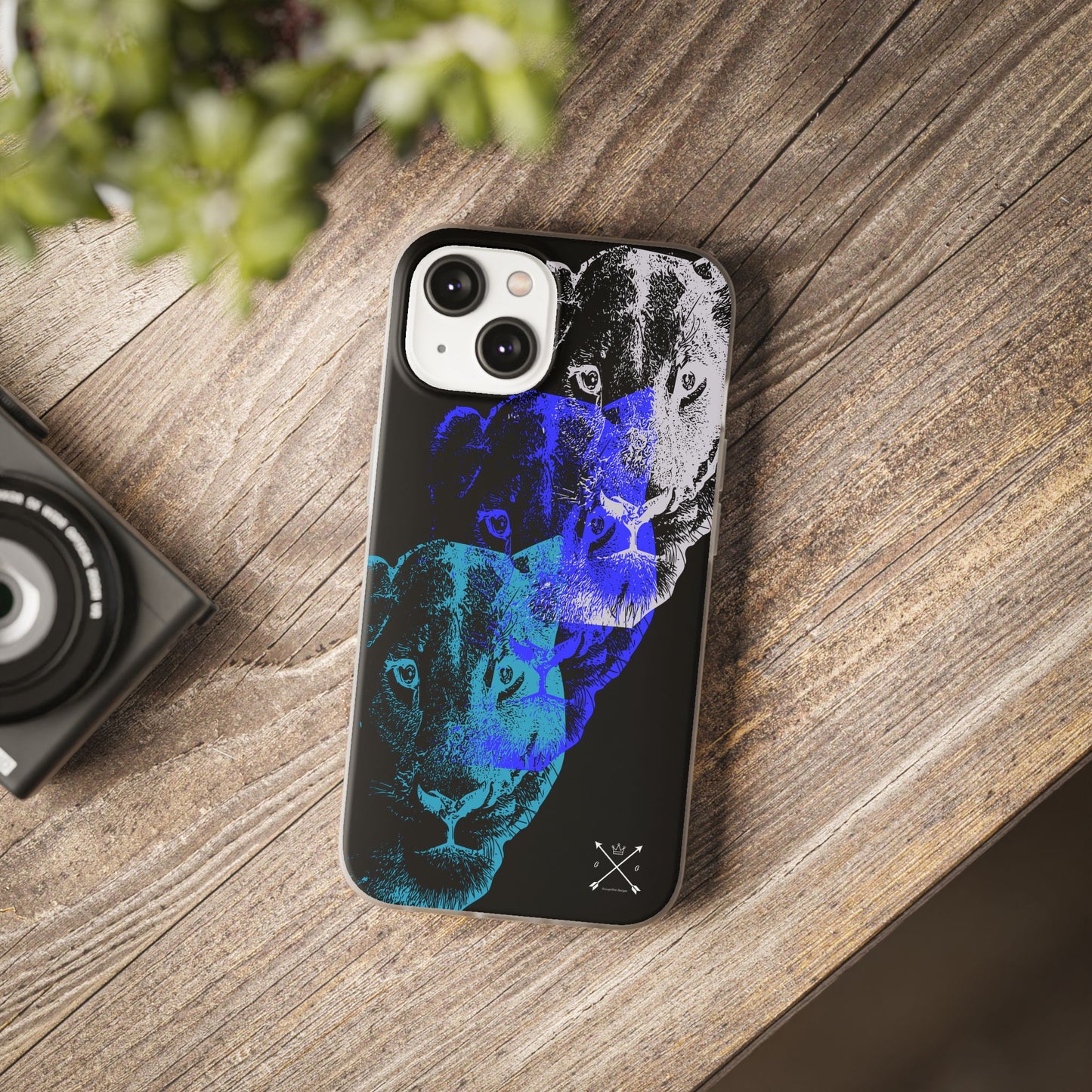 Lioness Arising (black/blue/silver) - Flexi Cases