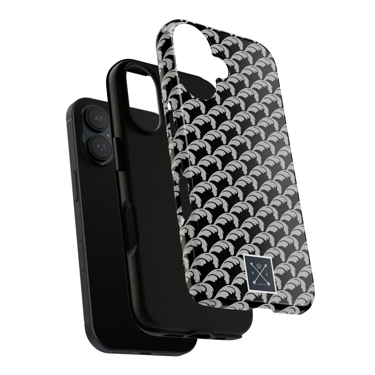 Beautiful Beloved One Flourish (black/silver) - Tough Phone Cases