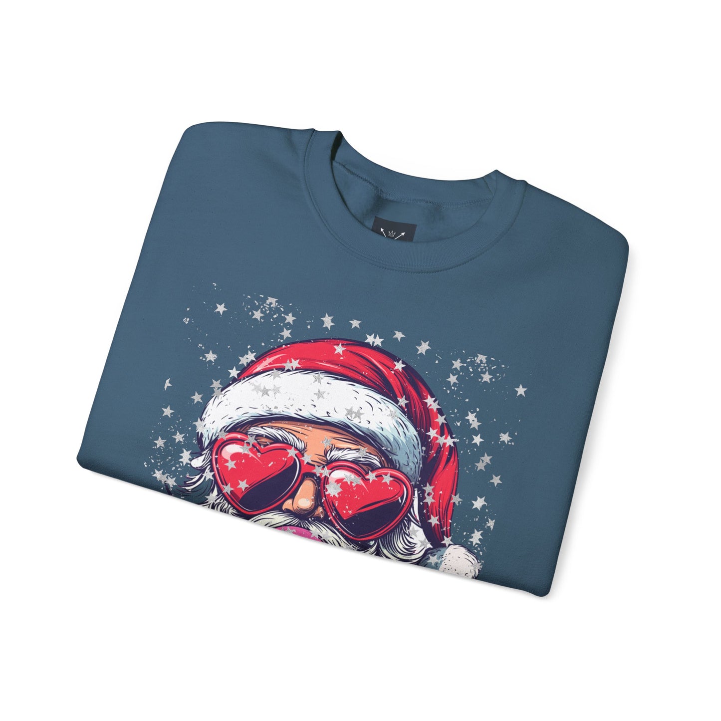 Retro Bubblegum Santa - Unisex Heavy Blend™ Crewneck Sweatshirt